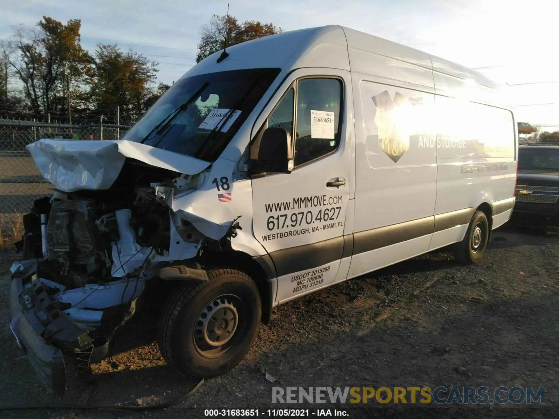 2 Photograph of a damaged car WD4PF1CD0KP161322 MERCEDES-BENZ SPRINTER VAN 2019