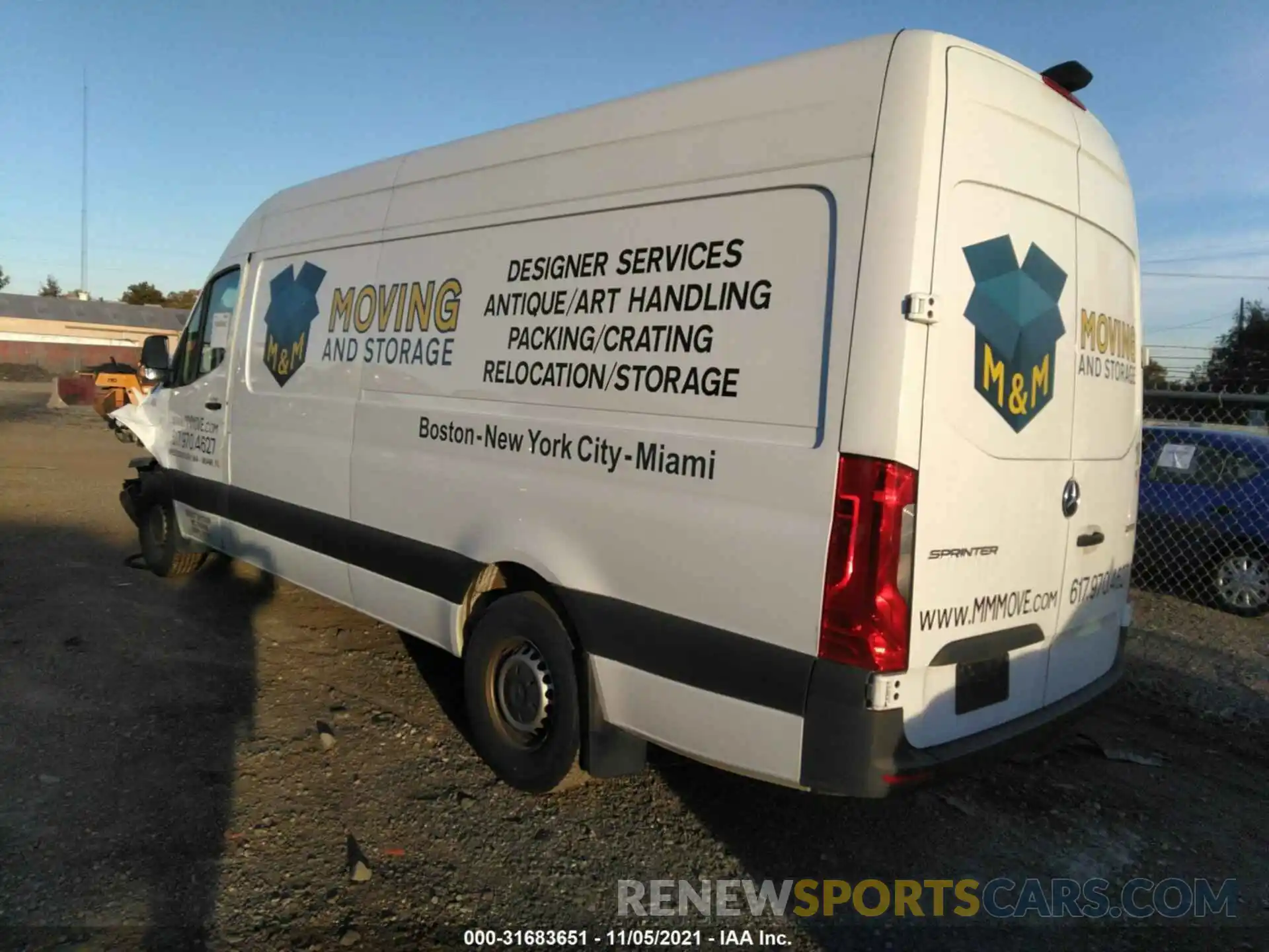 3 Photograph of a damaged car WD4PF1CD0KP161322 MERCEDES-BENZ SPRINTER VAN 2019