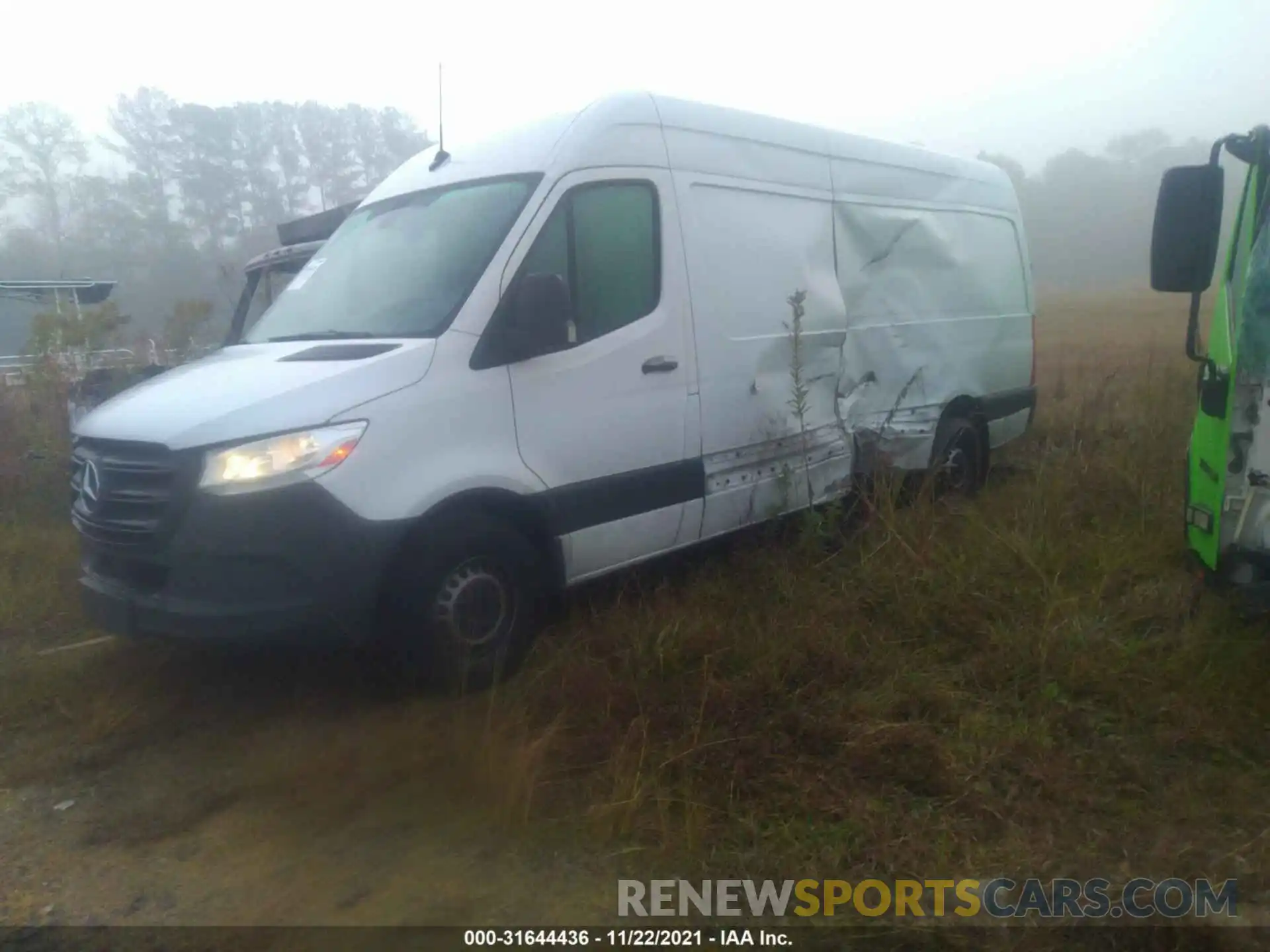 2 Photograph of a damaged car WD4PF1CD2KP066650 MERCEDES-BENZ SPRINTER VAN 2019