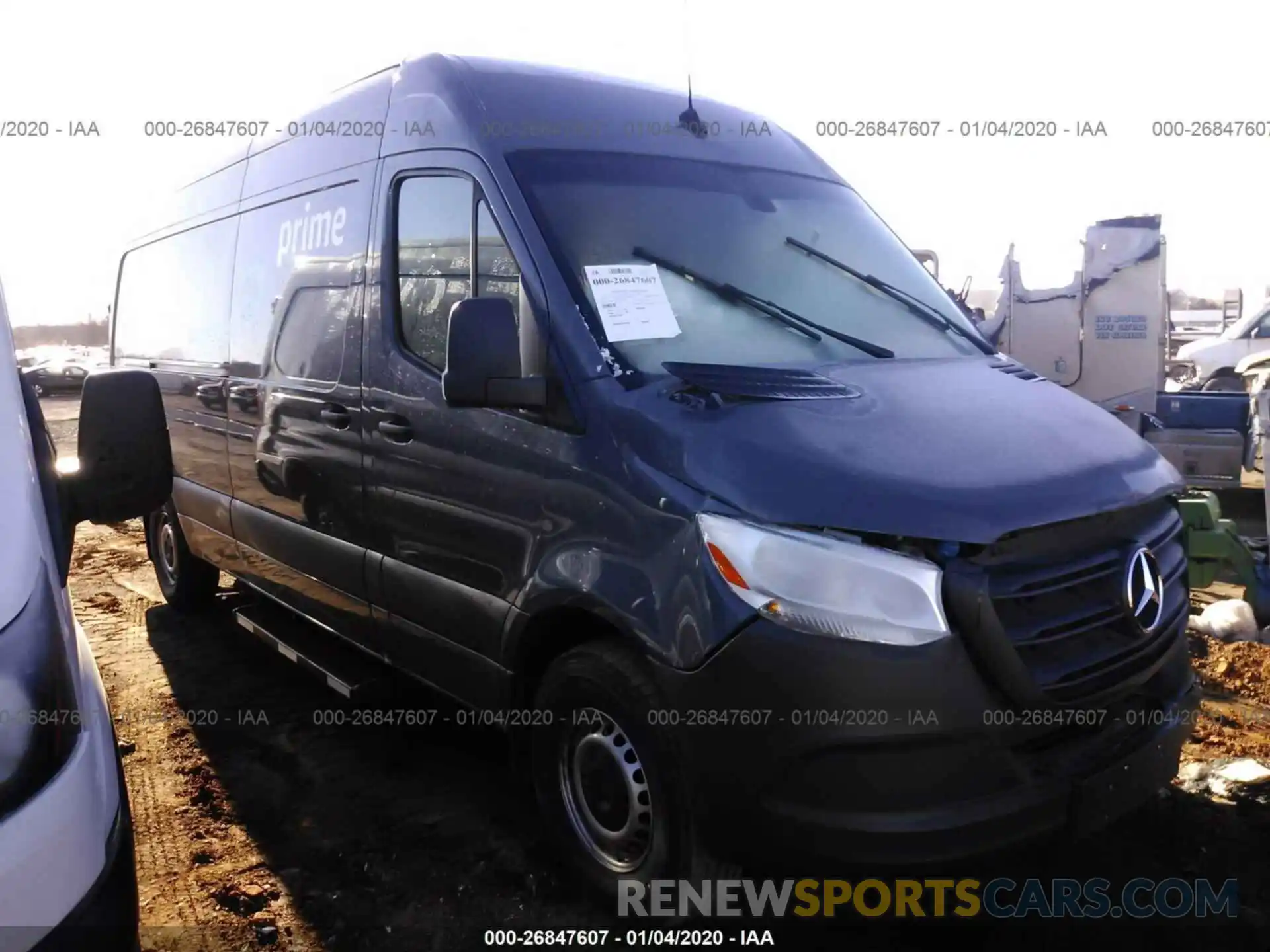 1 Photograph of a damaged car WD4PF1CD3KP109182 MERCEDES-BENZ SPRINTER VAN 2019