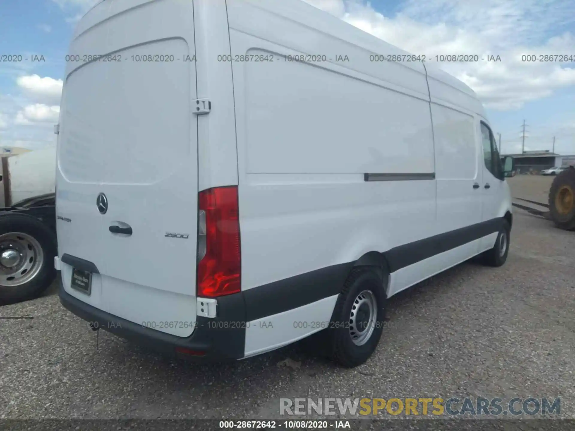 4 Фотография поврежденного автомобиля WD4PF1CD3KP154607 MERCEDES-BENZ SPRINTER VAN 2019