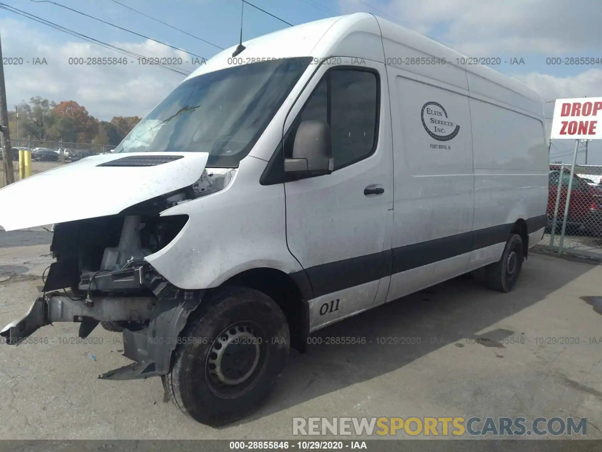 2 Фотография поврежденного автомобиля WD4PF1CD5KP040687 MERCEDES-BENZ SPRINTER VAN 2019