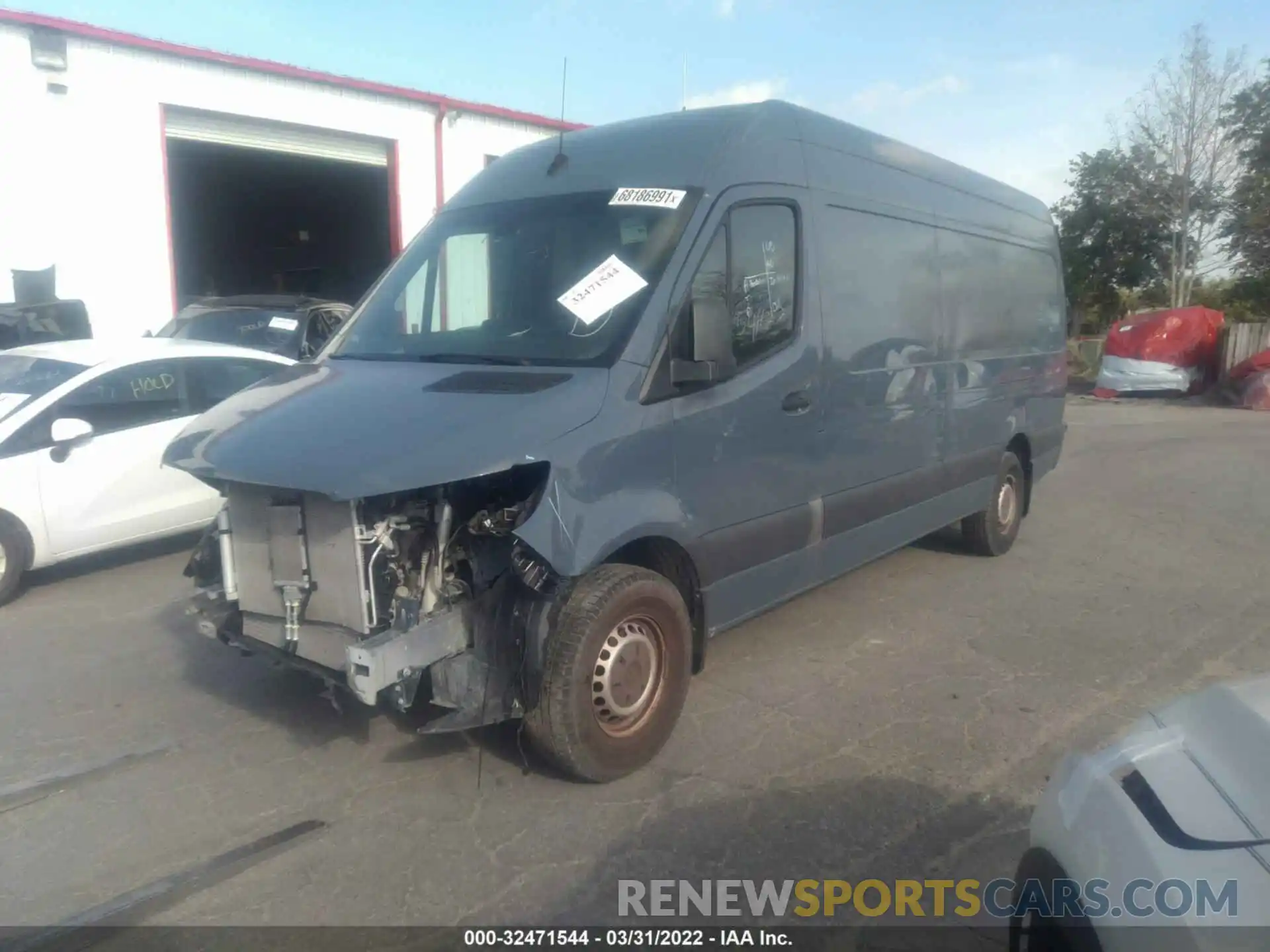 2 Фотография поврежденного автомобиля WD4PF1CD5KT013268 MERCEDES-BENZ SPRINTER VAN 2019