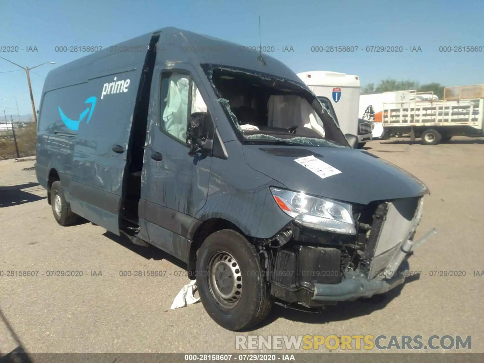 1 Photograph of a damaged car WD4PF1CD6KP121374 MERCEDES-BENZ SPRINTER VAN 2019