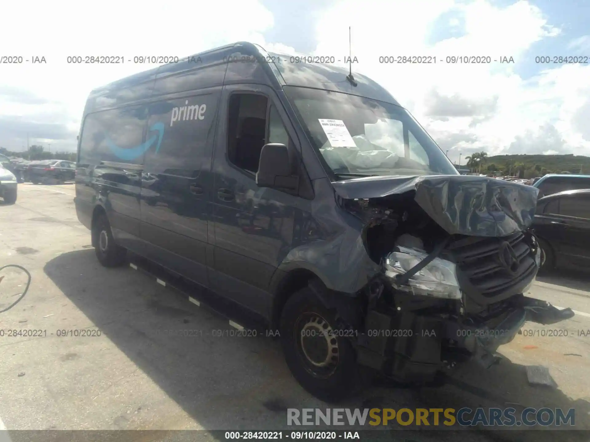 1 Photograph of a damaged car WD4PF1CD6KP137008 MERCEDES-BENZ SPRINTER VAN 2019