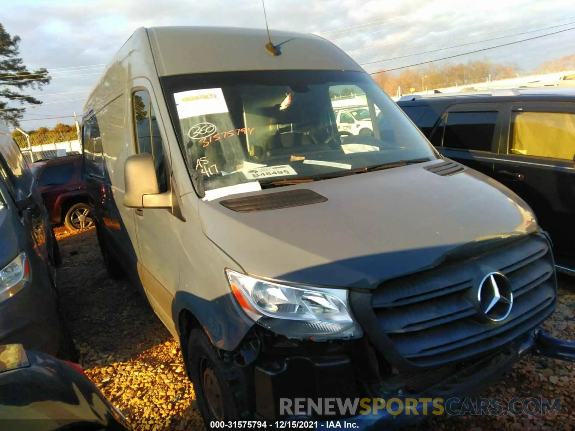 1 Photograph of a damaged car WD4PF1CD6KP146338 MERCEDES-BENZ SPRINTER VAN 2019