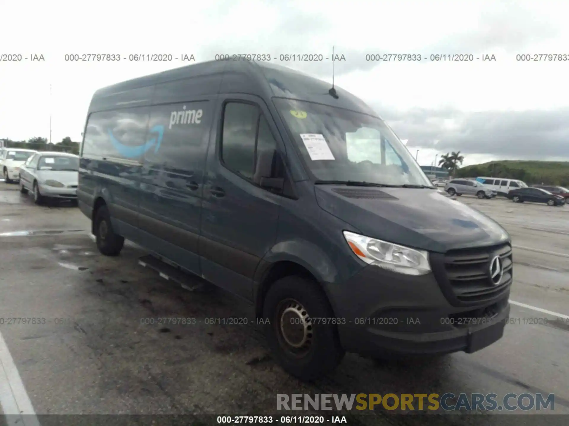 1 Photograph of a damaged car WD4PF1CD7KP150382 MERCEDES-BENZ SPRINTER VAN 2019