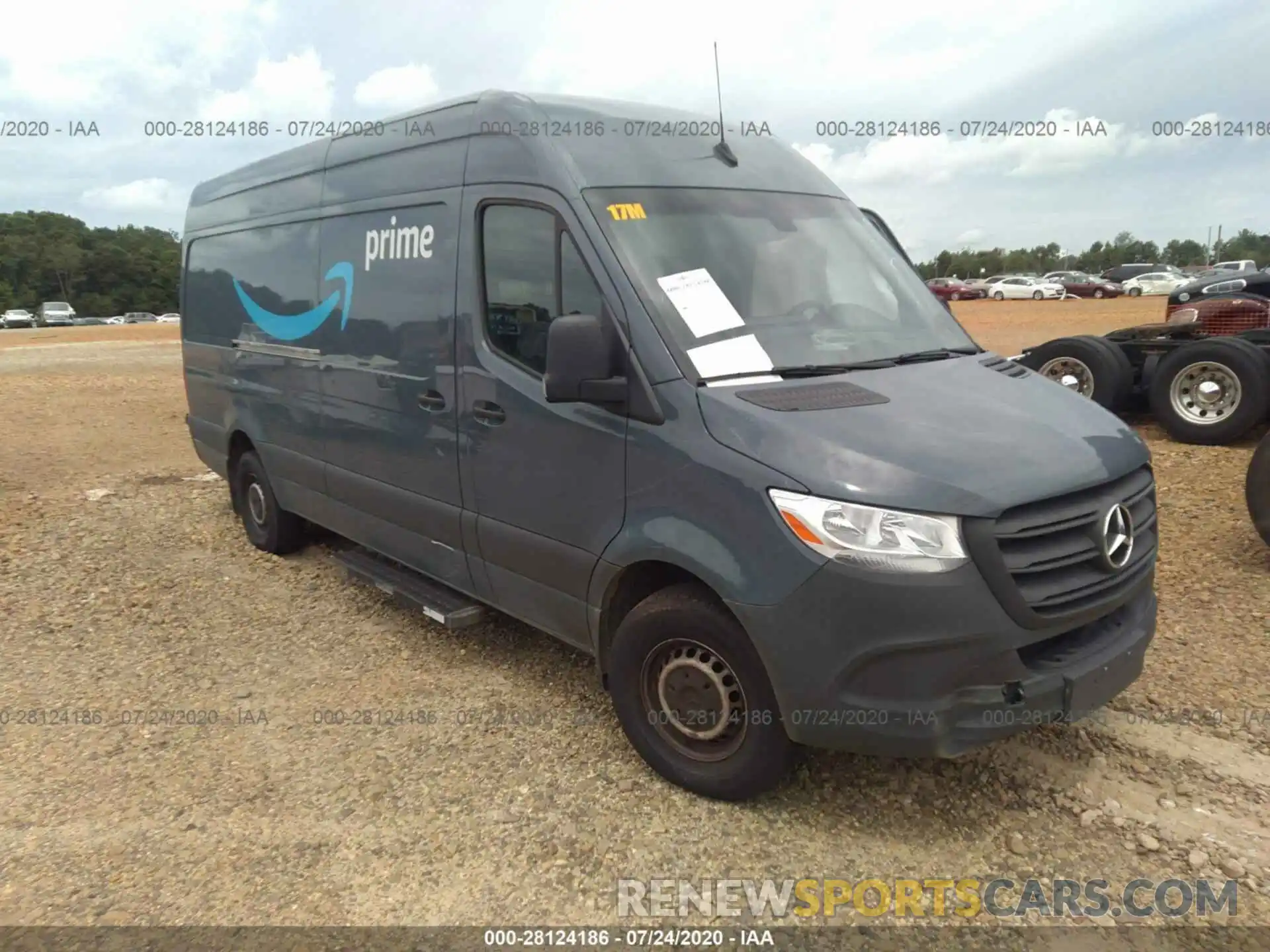 1 Photograph of a damaged car WD4PF1CD8KP124101 MERCEDES-BENZ SPRINTER VAN 2019