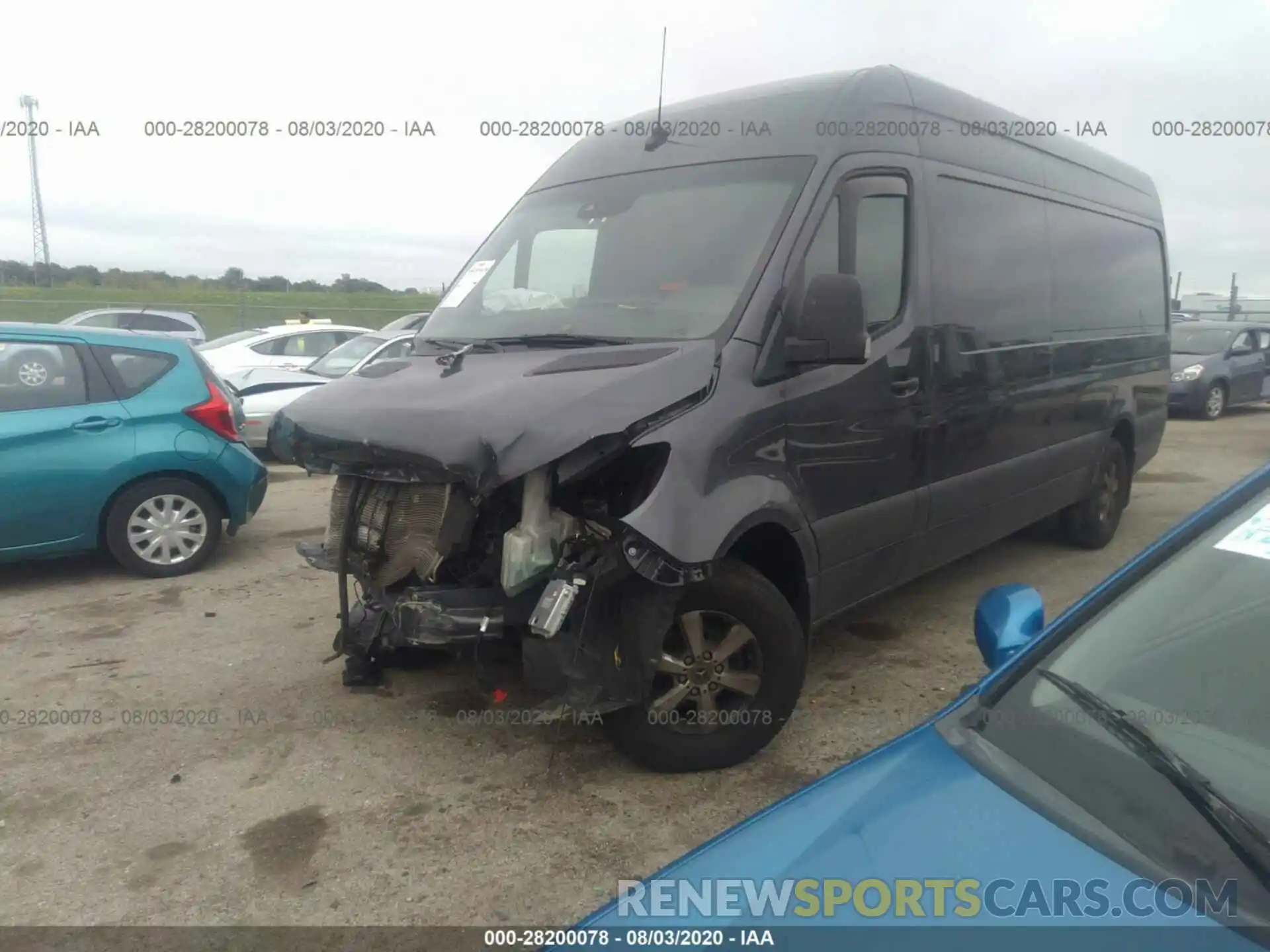 2 Photograph of a damaged car WD4PF1CD8KP163755 MERCEDES-BENZ SPRINTER VAN 2019