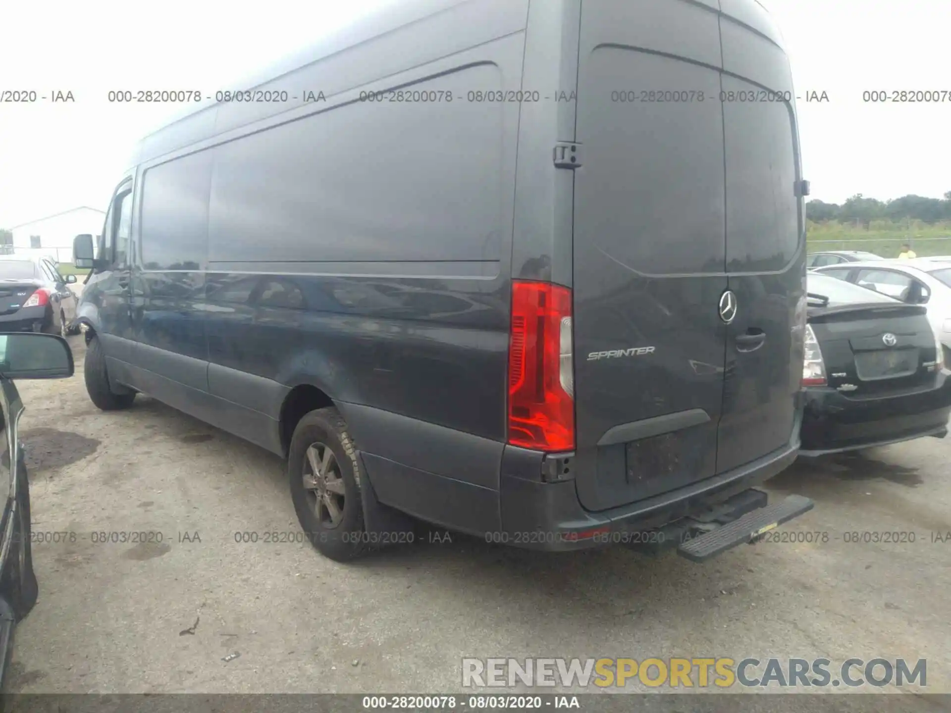 3 Фотография поврежденного автомобиля WD4PF1CD8KP163755 MERCEDES-BENZ SPRINTER VAN 2019