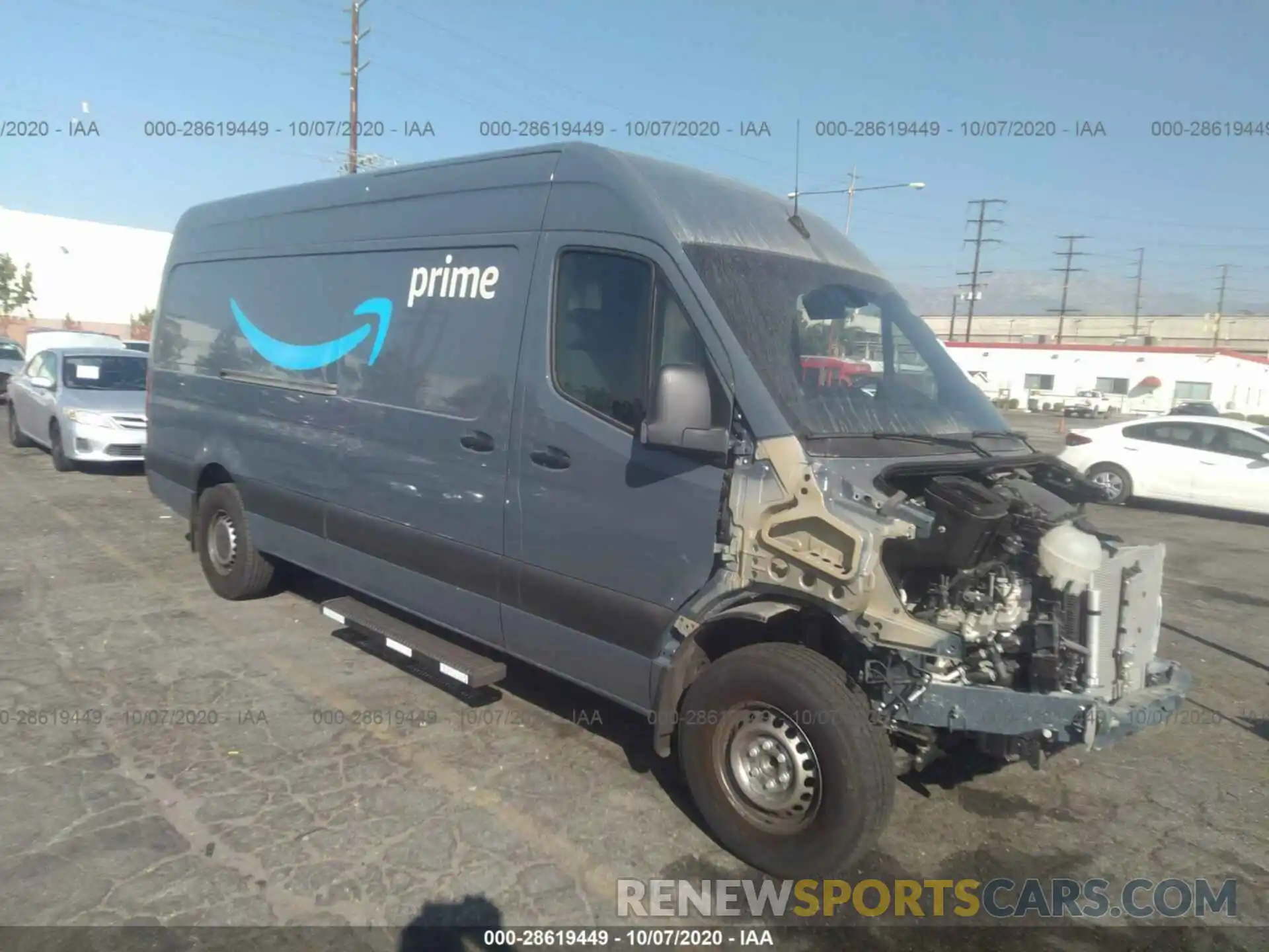 1 Photograph of a damaged car WD4PF1CD9KP136368 MERCEDES-BENZ SPRINTER VAN 2019