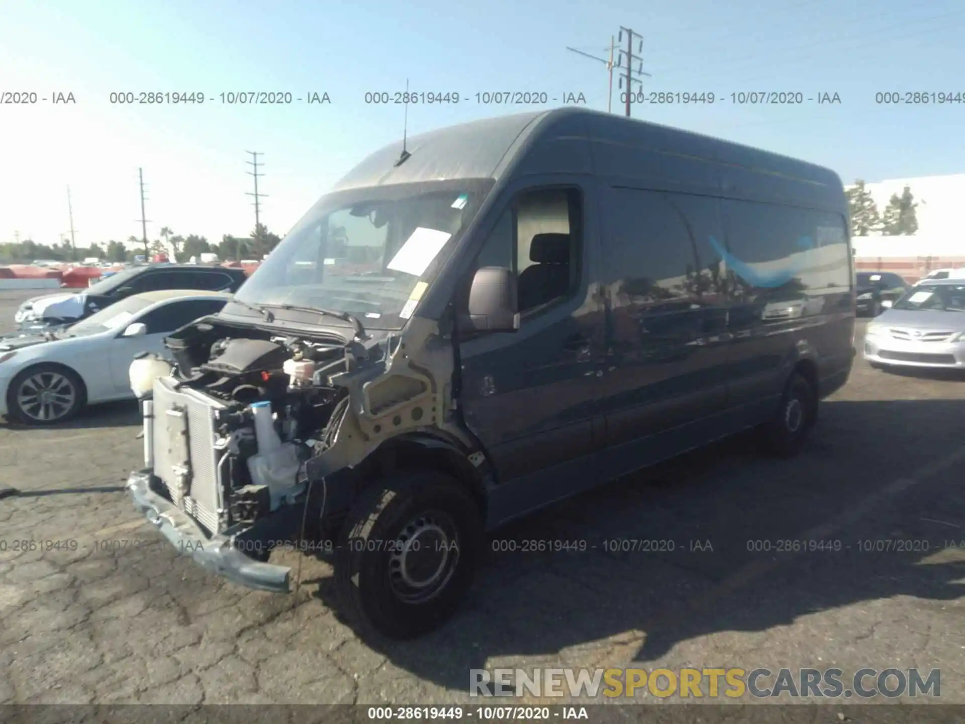 2 Фотография поврежденного автомобиля WD4PF1CD9KP136368 MERCEDES-BENZ SPRINTER VAN 2019