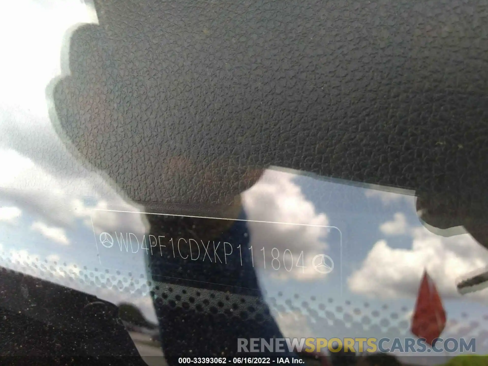 9 Photograph of a damaged car WD4PF1CDXKP111804 MERCEDES-BENZ SPRINTER VAN 2019