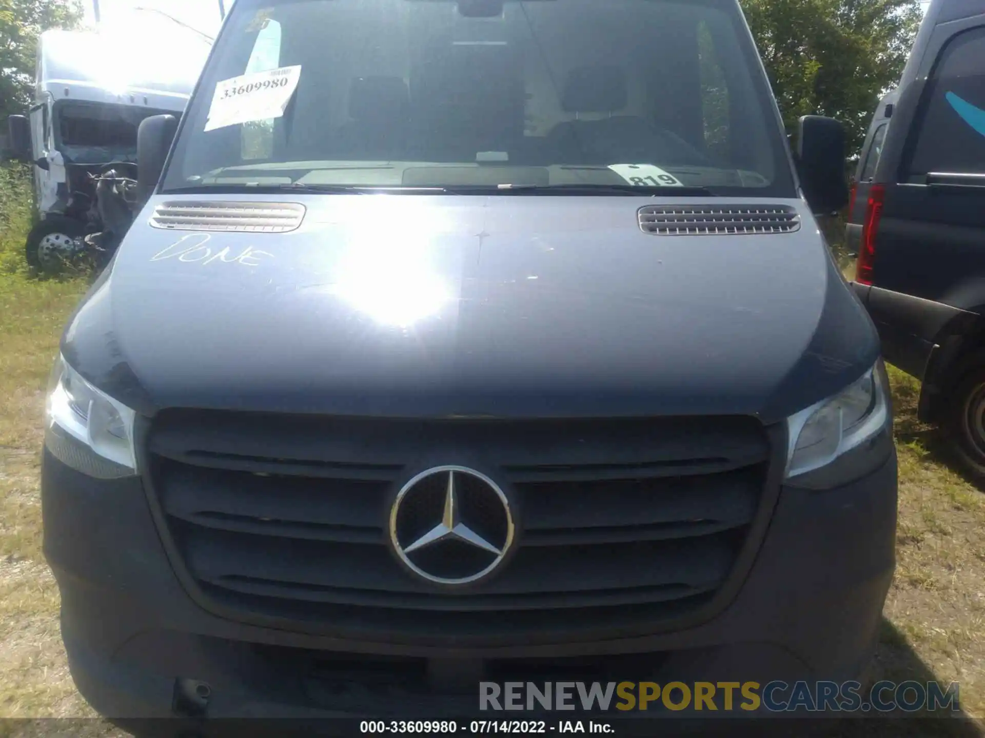 10 Photograph of a damaged car WD4PF1CDXKT012780 MERCEDES-BENZ SPRINTER VAN 2019