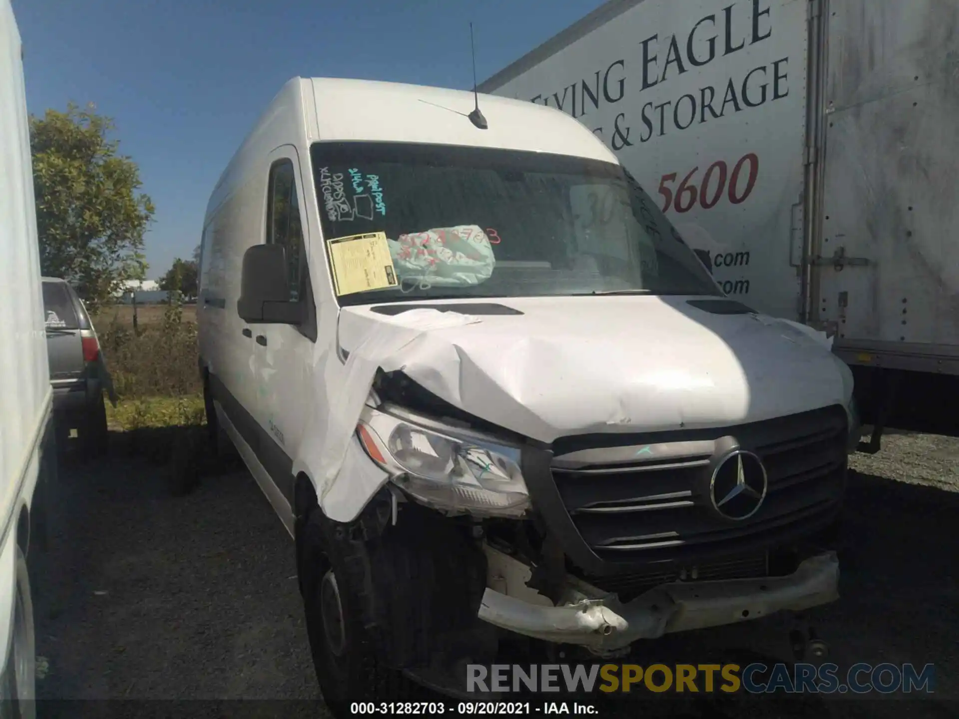 1 Photograph of a damaged car WD4PF1ED4KT013727 MERCEDES-BENZ SPRINTER VAN 2019