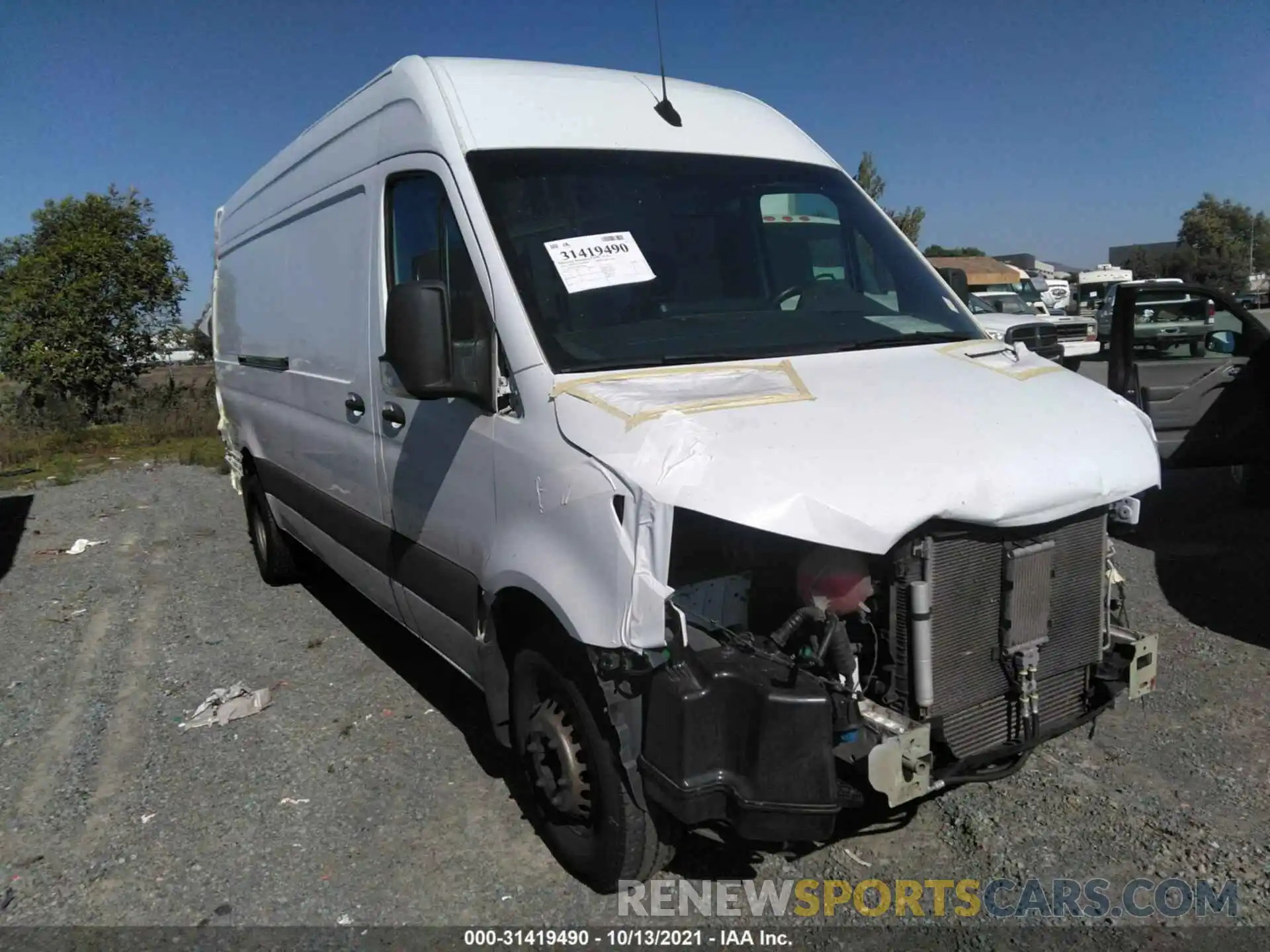 1 Photograph of a damaged car WD4PF4CD0KT000641 MERCEDES-BENZ SPRINTER VAN 2019