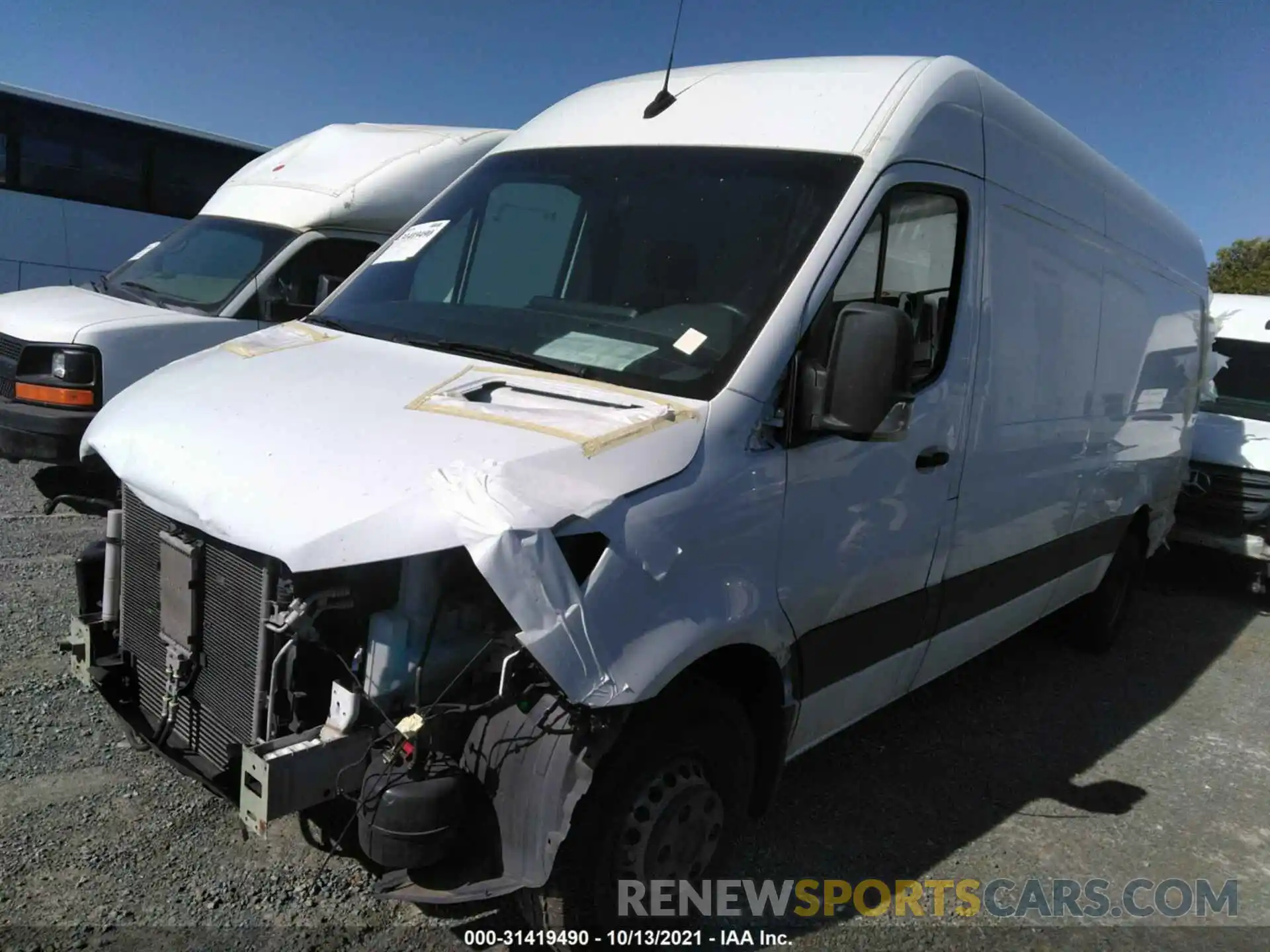 2 Photograph of a damaged car WD4PF4CD0KT000641 MERCEDES-BENZ SPRINTER VAN 2019