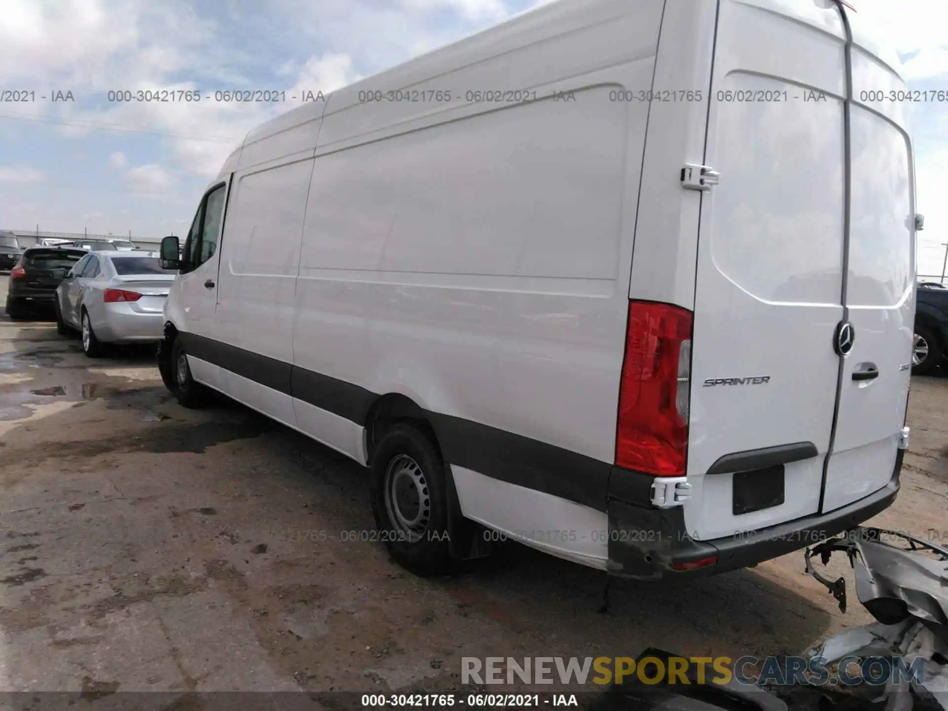 3 Photograph of a damaged car W1W4DCHY3LT039481 MERCEDES-BENZ SPRINTER VAN 2020