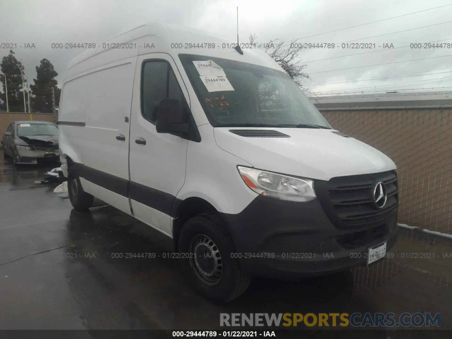 1 Photograph of a damaged car W1W4EBHY1LT027868 MERCEDES-BENZ SPRINTER VAN 2020