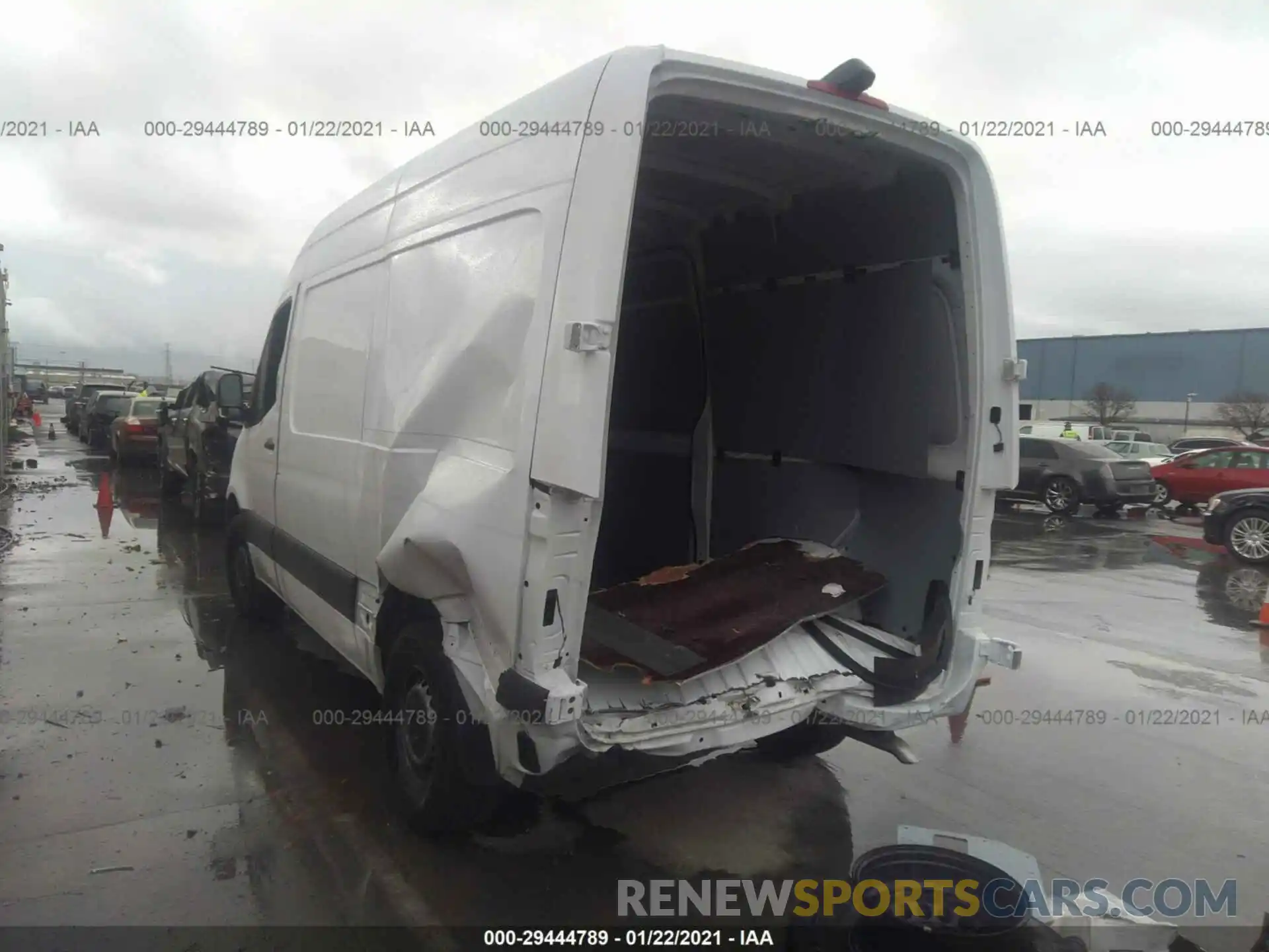 3 Photograph of a damaged car W1W4EBHY1LT027868 MERCEDES-BENZ SPRINTER VAN 2020