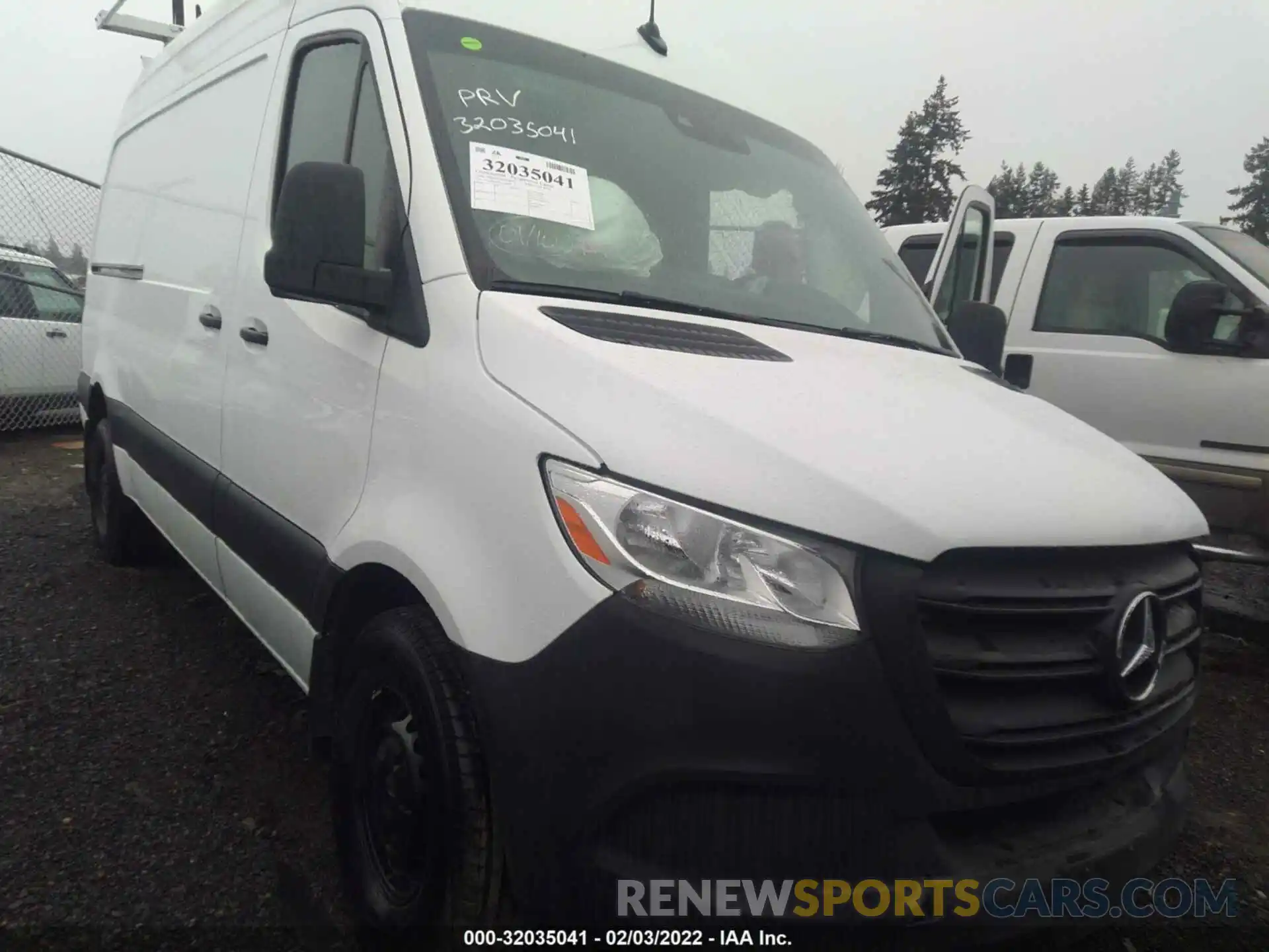 1 Photograph of a damaged car W1W4EBHY4LT028786 MERCEDES-BENZ SPRINTER VAN 2020