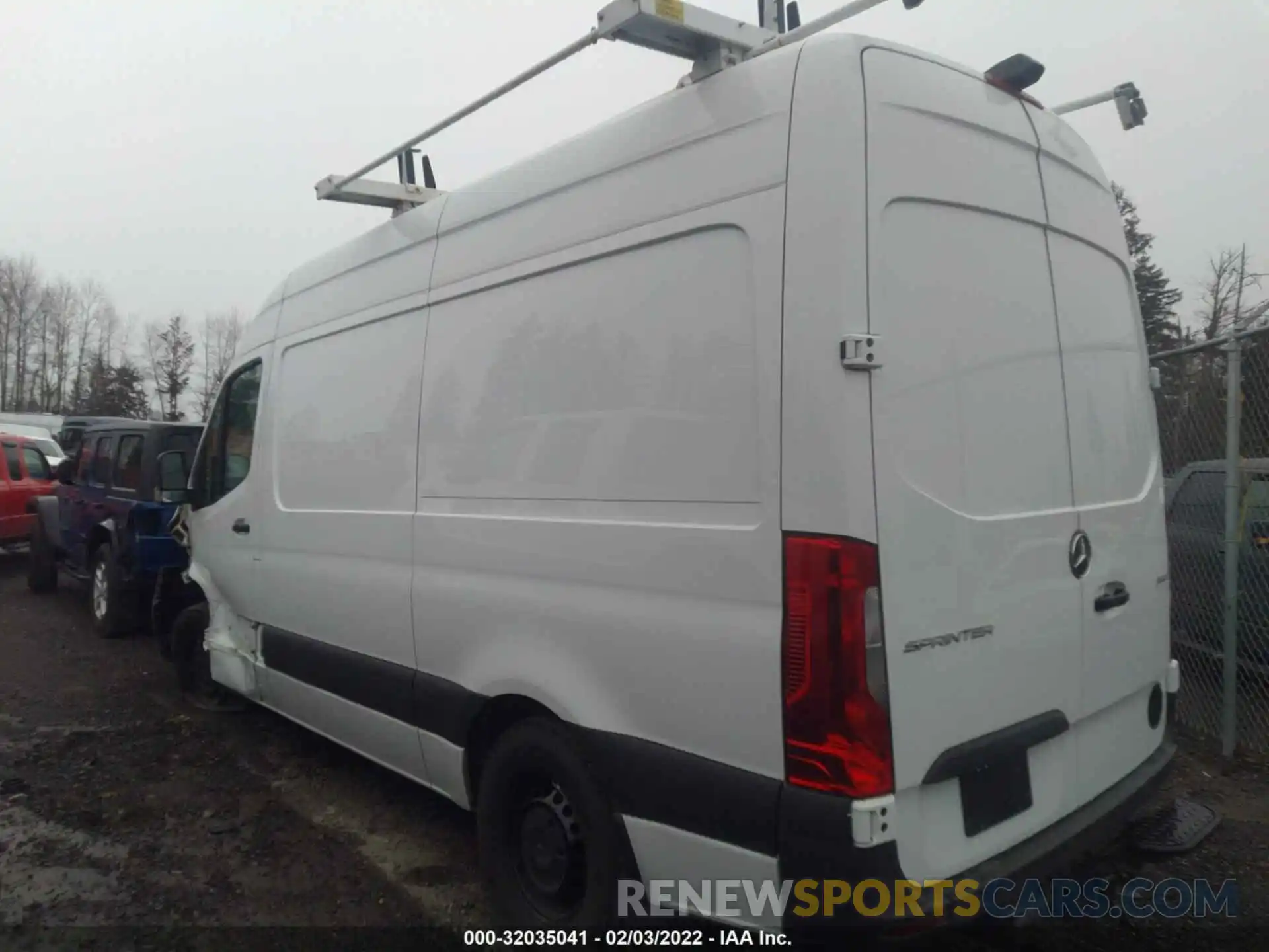 3 Photograph of a damaged car W1W4EBHY4LT028786 MERCEDES-BENZ SPRINTER VAN 2020