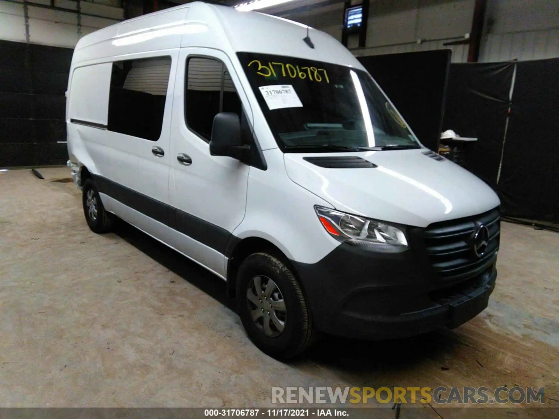 1 Photograph of a damaged car W1W4EBHY5LP254411 MERCEDES-BENZ SPRINTER VAN 2020