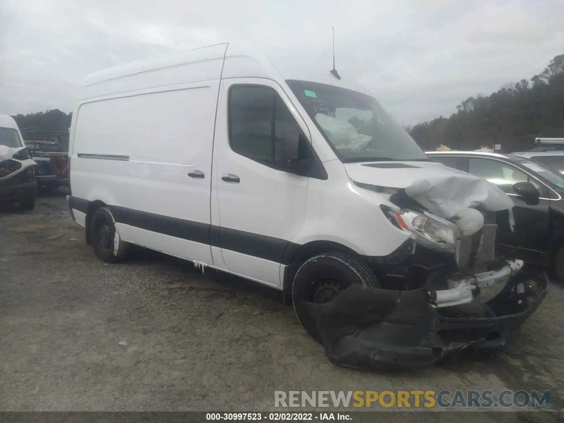 1 Photograph of a damaged car W1W4EBHY7LP314544 MERCEDES-BENZ SPRINTER VAN 2020