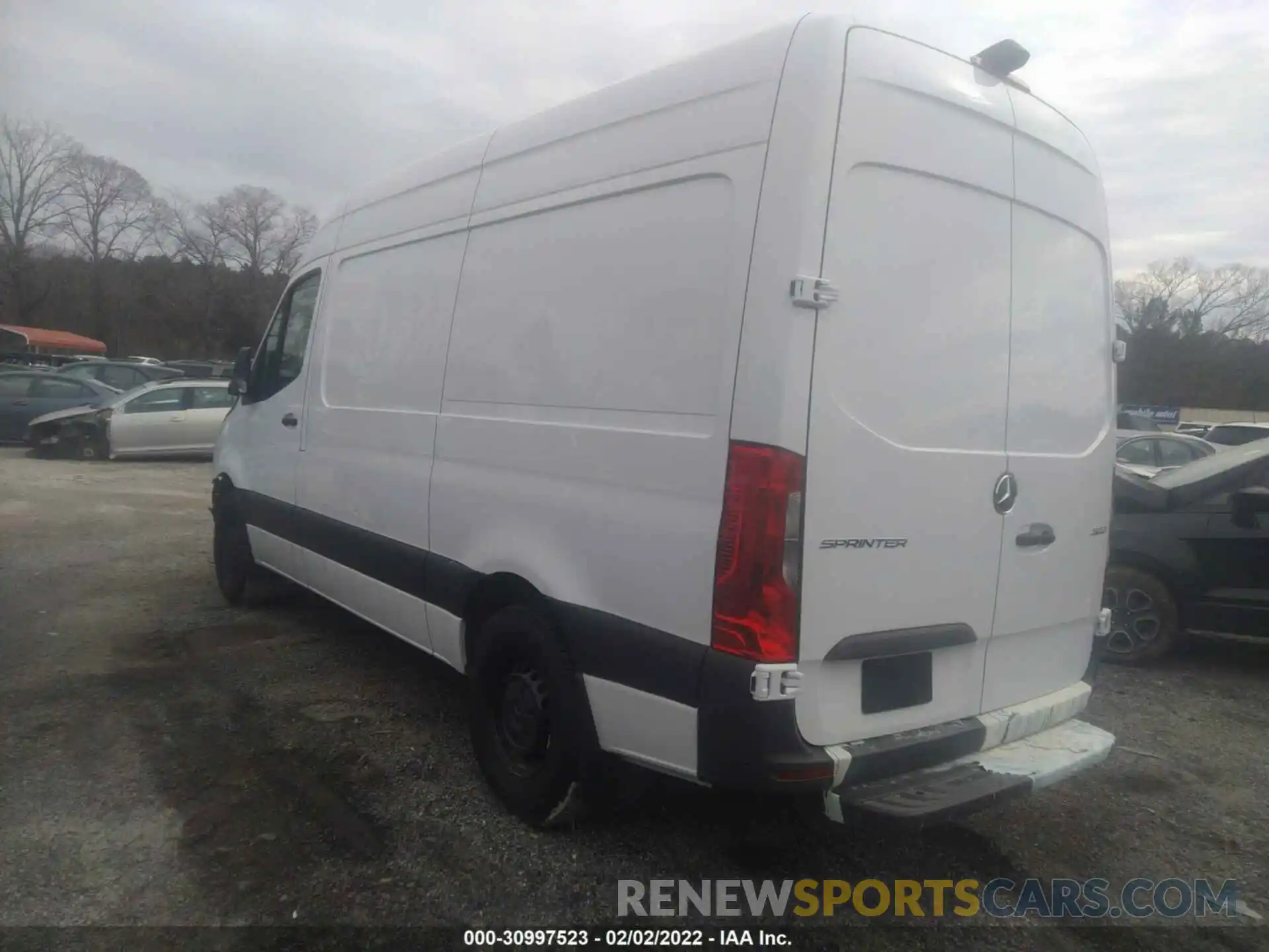 3 Photograph of a damaged car W1W4EBHY7LP314544 MERCEDES-BENZ SPRINTER VAN 2020