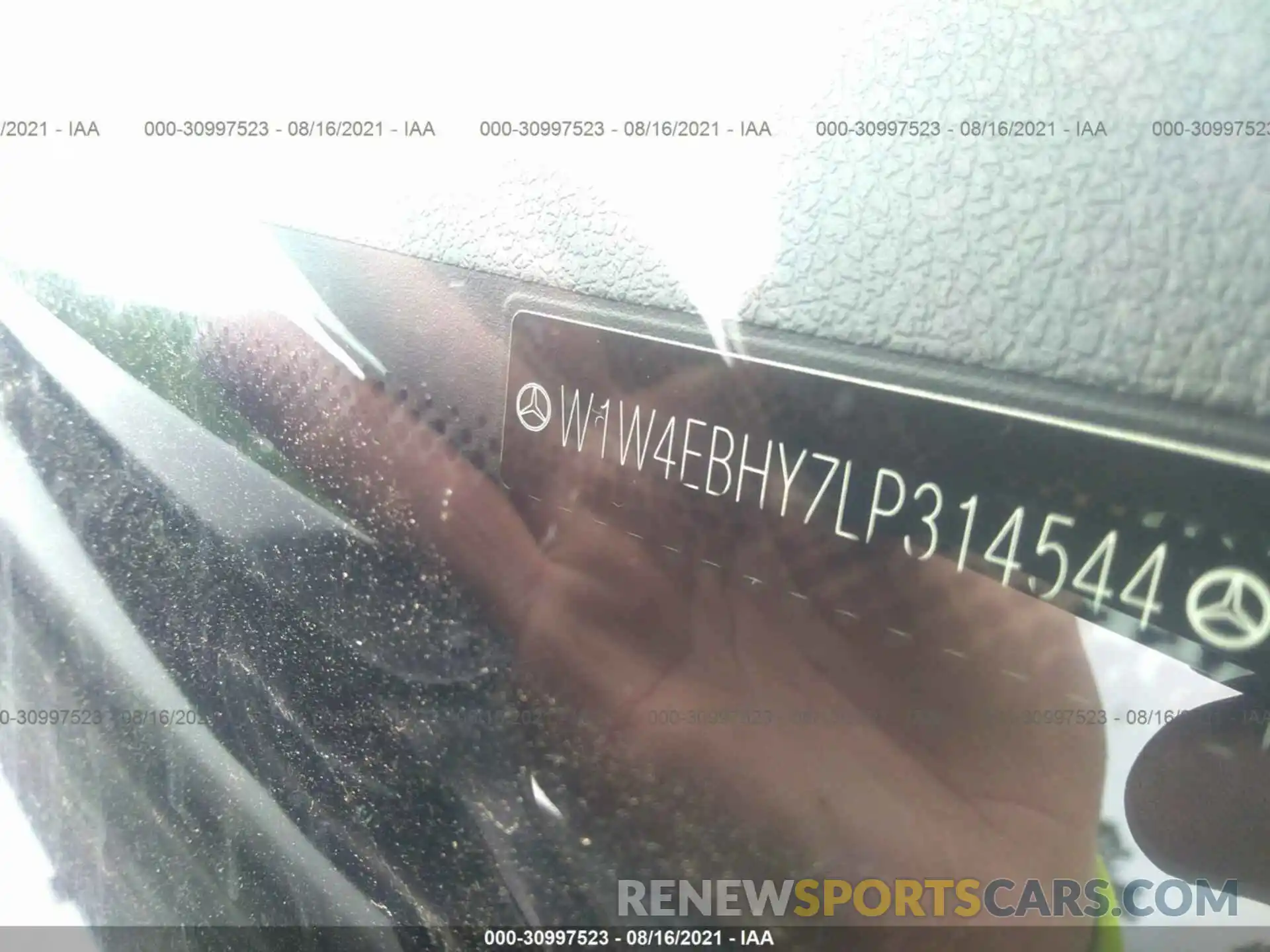 9 Photograph of a damaged car W1W4EBHY7LP314544 MERCEDES-BENZ SPRINTER VAN 2020