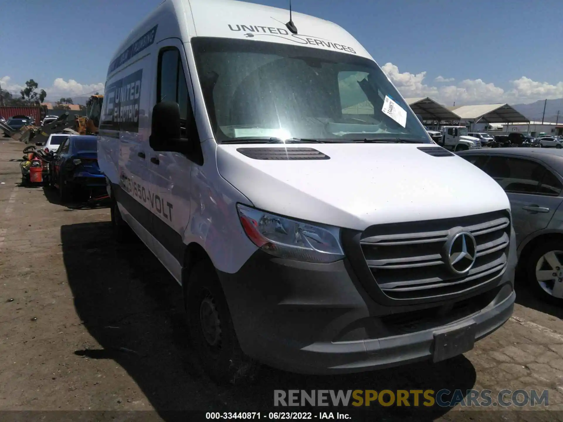 1 Photograph of a damaged car W1W4EBHY8LT024594 MERCEDES-BENZ SPRINTER VAN 2020