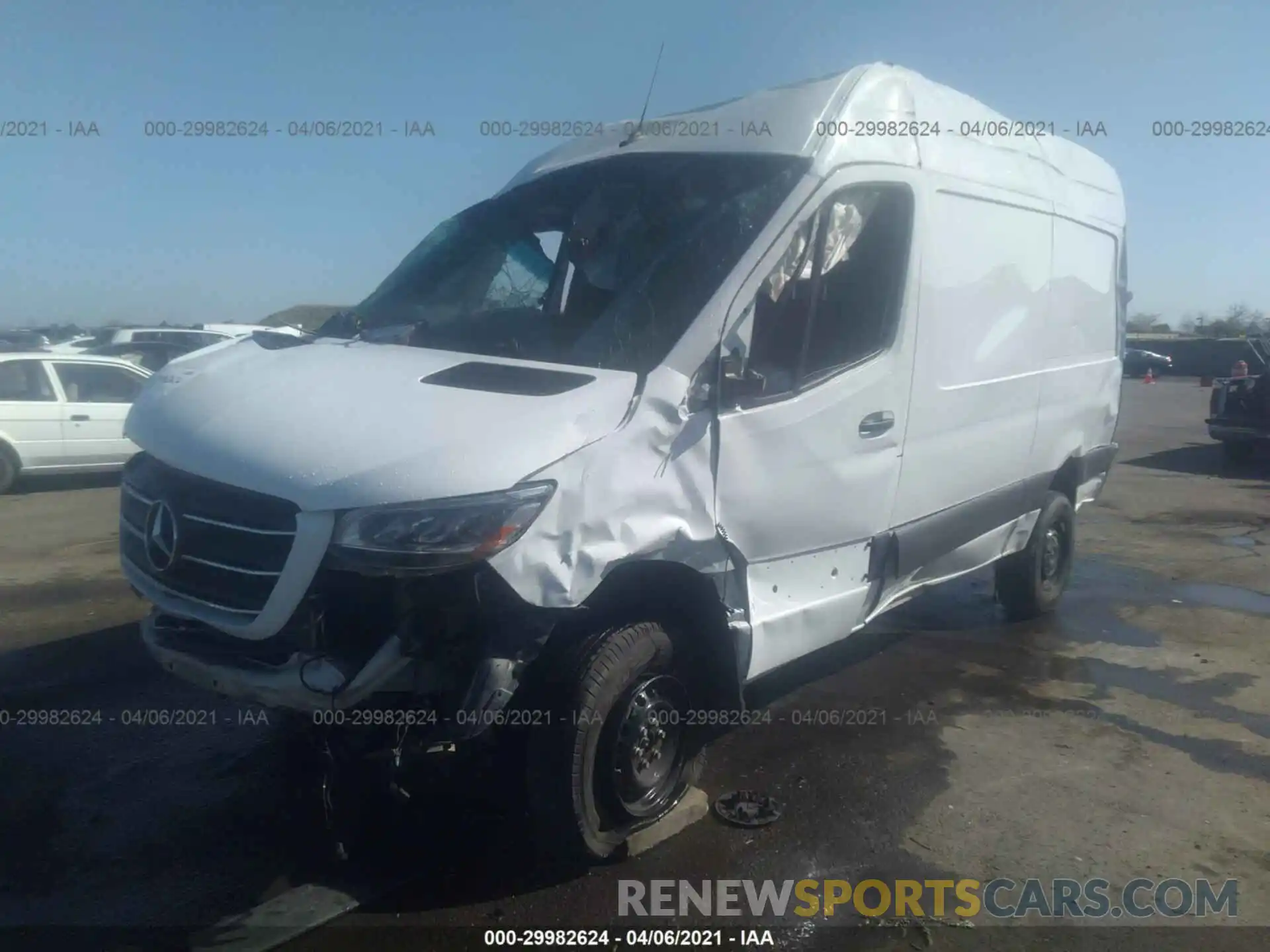 2 Photograph of a damaged car W1W4EBVYXLT021216 MERCEDES-BENZ SPRINTER VAN 2020