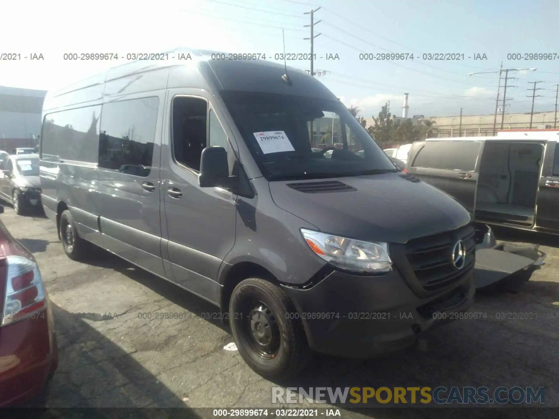 1 Photograph of a damaged car W1W4ECHY0LP256251 MERCEDES-BENZ SPRINTER VAN 2020