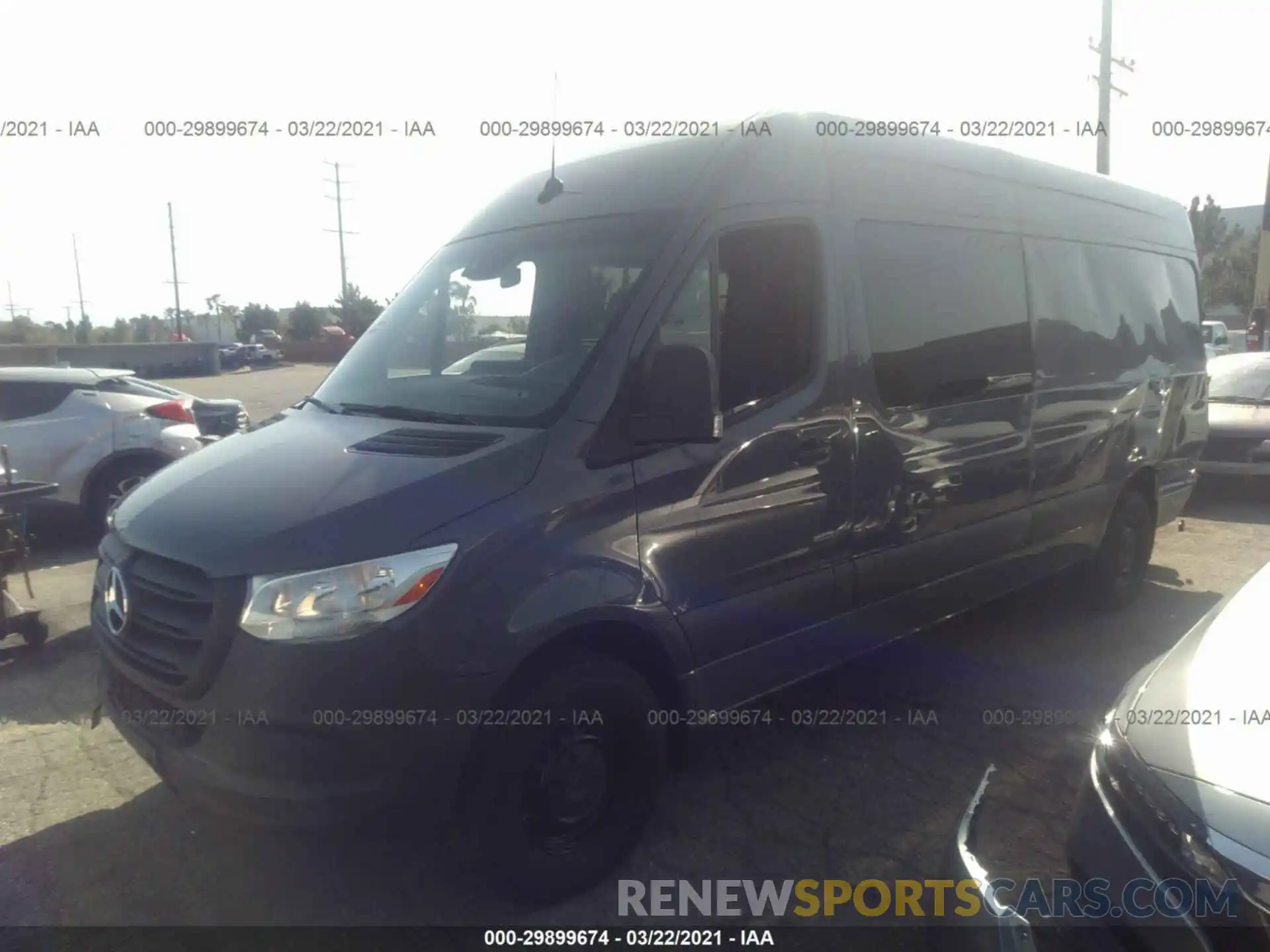 2 Photograph of a damaged car W1W4ECHY0LP256251 MERCEDES-BENZ SPRINTER VAN 2020