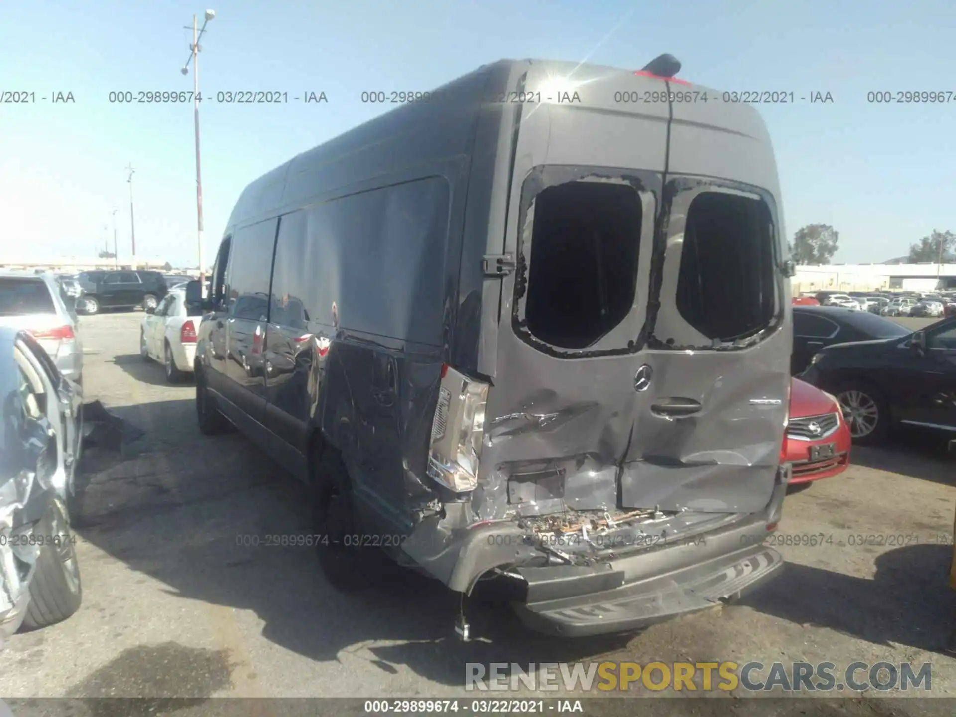 3 Photograph of a damaged car W1W4ECHY0LP256251 MERCEDES-BENZ SPRINTER VAN 2020