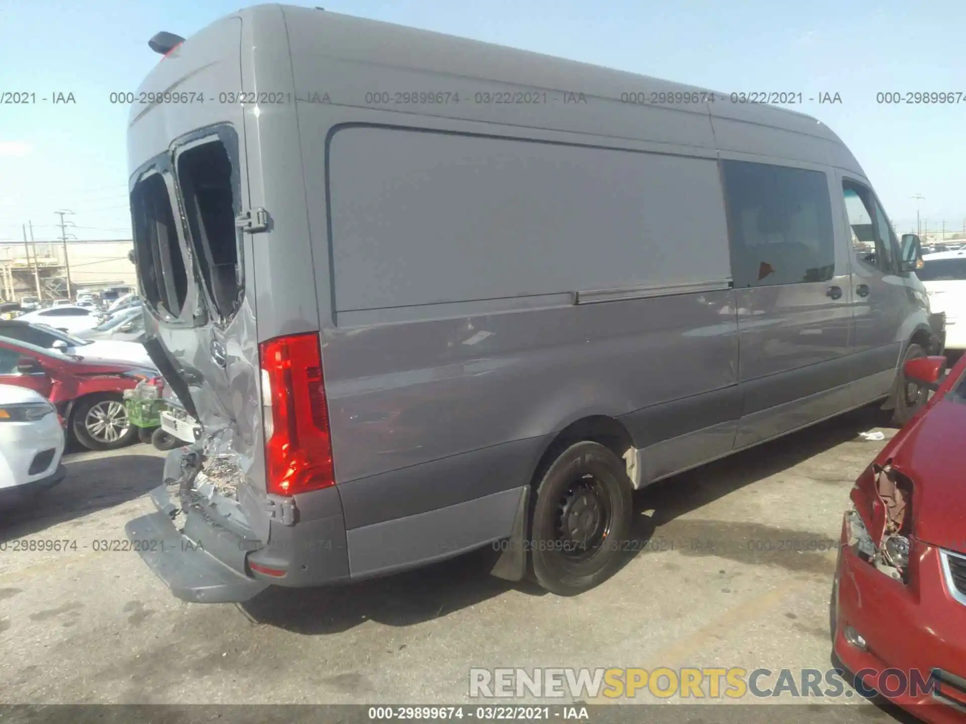 4 Фотография поврежденного автомобиля W1W4ECHY0LP256251 MERCEDES-BENZ SPRINTER VAN 2020