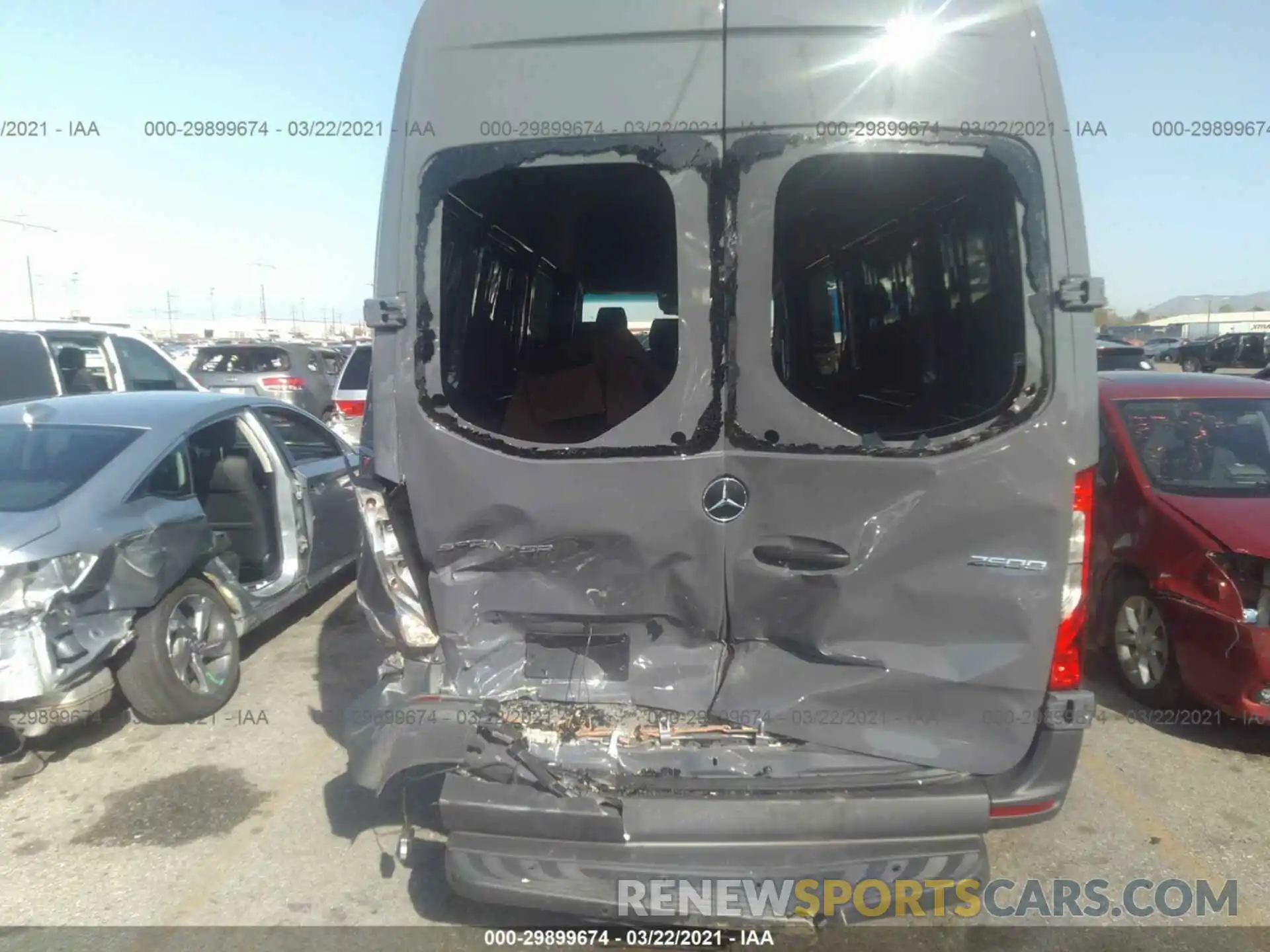 6 Photograph of a damaged car W1W4ECHY0LP256251 MERCEDES-BENZ SPRINTER VAN 2020