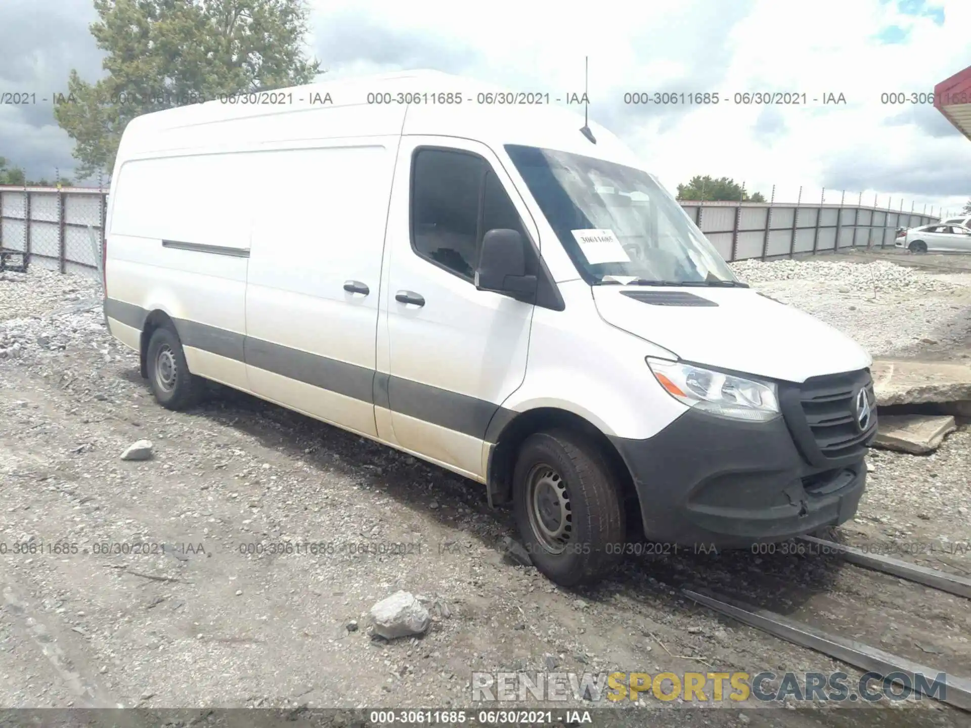 1 Photograph of a damaged car W1W4ECHY3LT035444 MERCEDES-BENZ SPRINTER VAN 2020