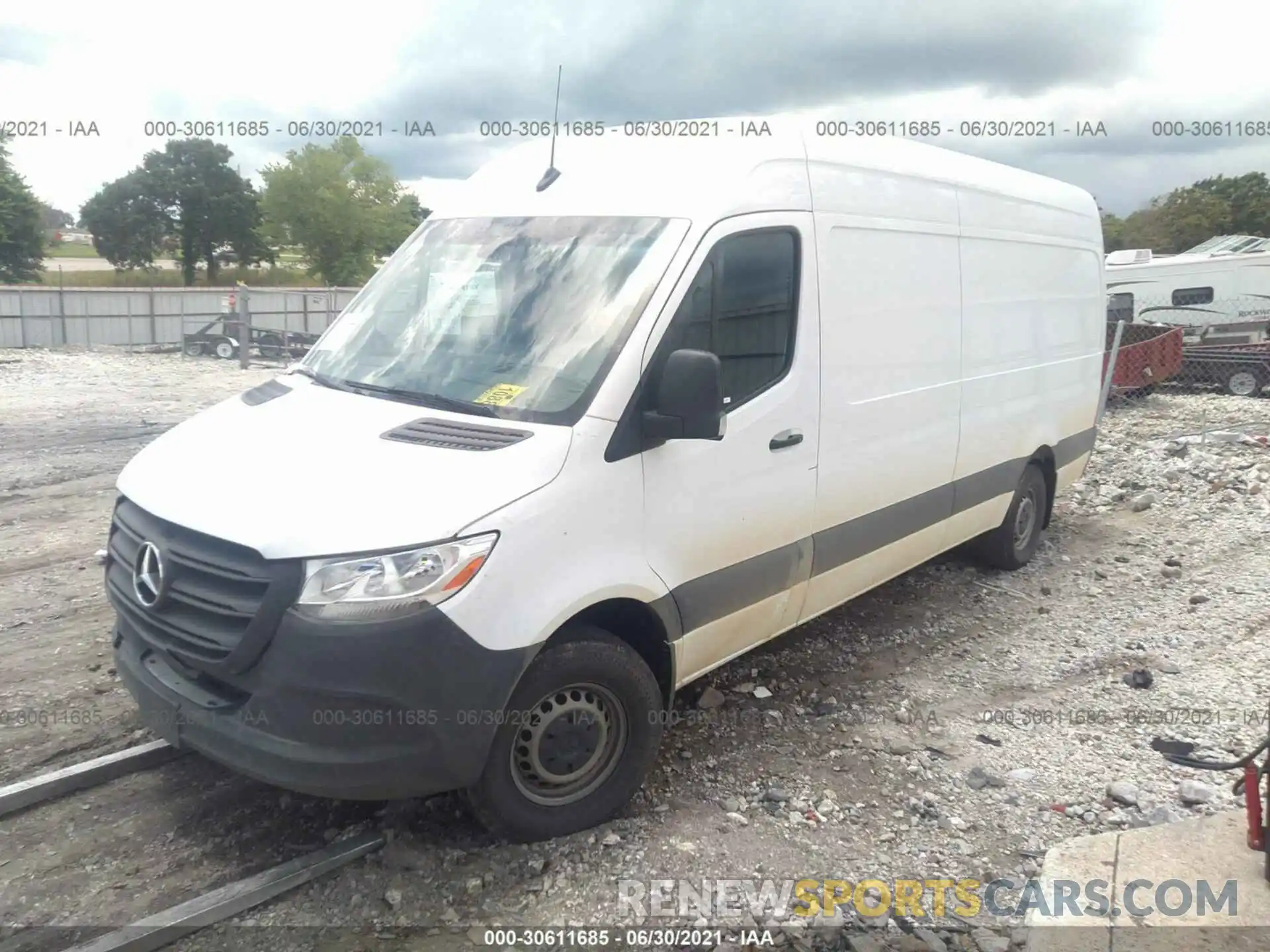 2 Photograph of a damaged car W1W4ECHY3LT035444 MERCEDES-BENZ SPRINTER VAN 2020