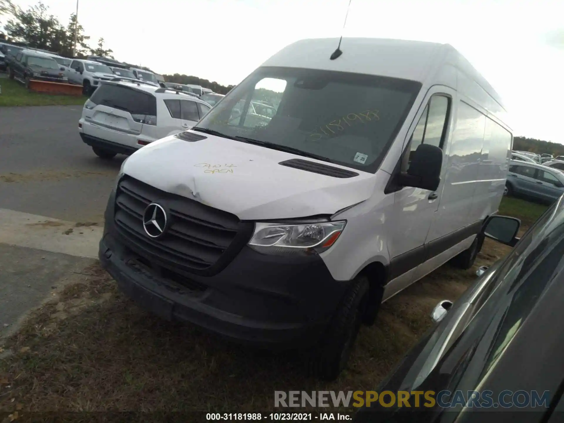 2 Photograph of a damaged car W1W4ECHY8LT022883 MERCEDES-BENZ SPRINTER VAN 2020