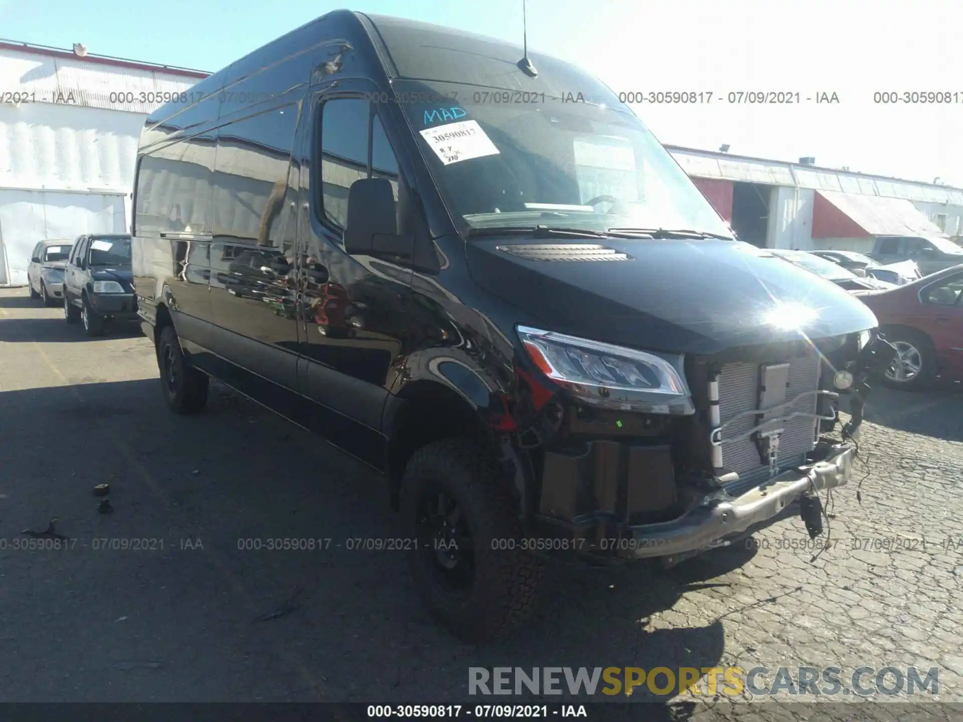 1 Photograph of a damaged car W1W4ECVY4LT023355 MERCEDES-BENZ SPRINTER VAN 2020