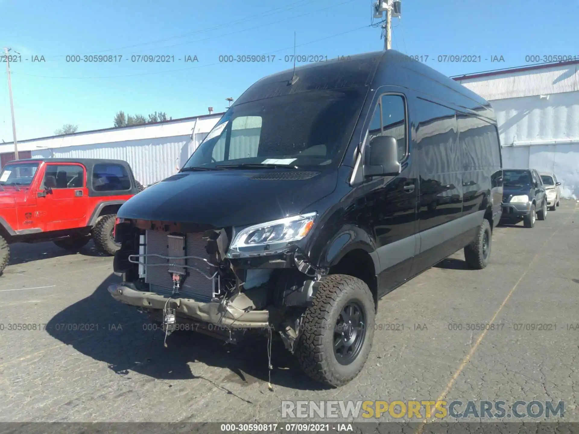 2 Photograph of a damaged car W1W4ECVY4LT023355 MERCEDES-BENZ SPRINTER VAN 2020