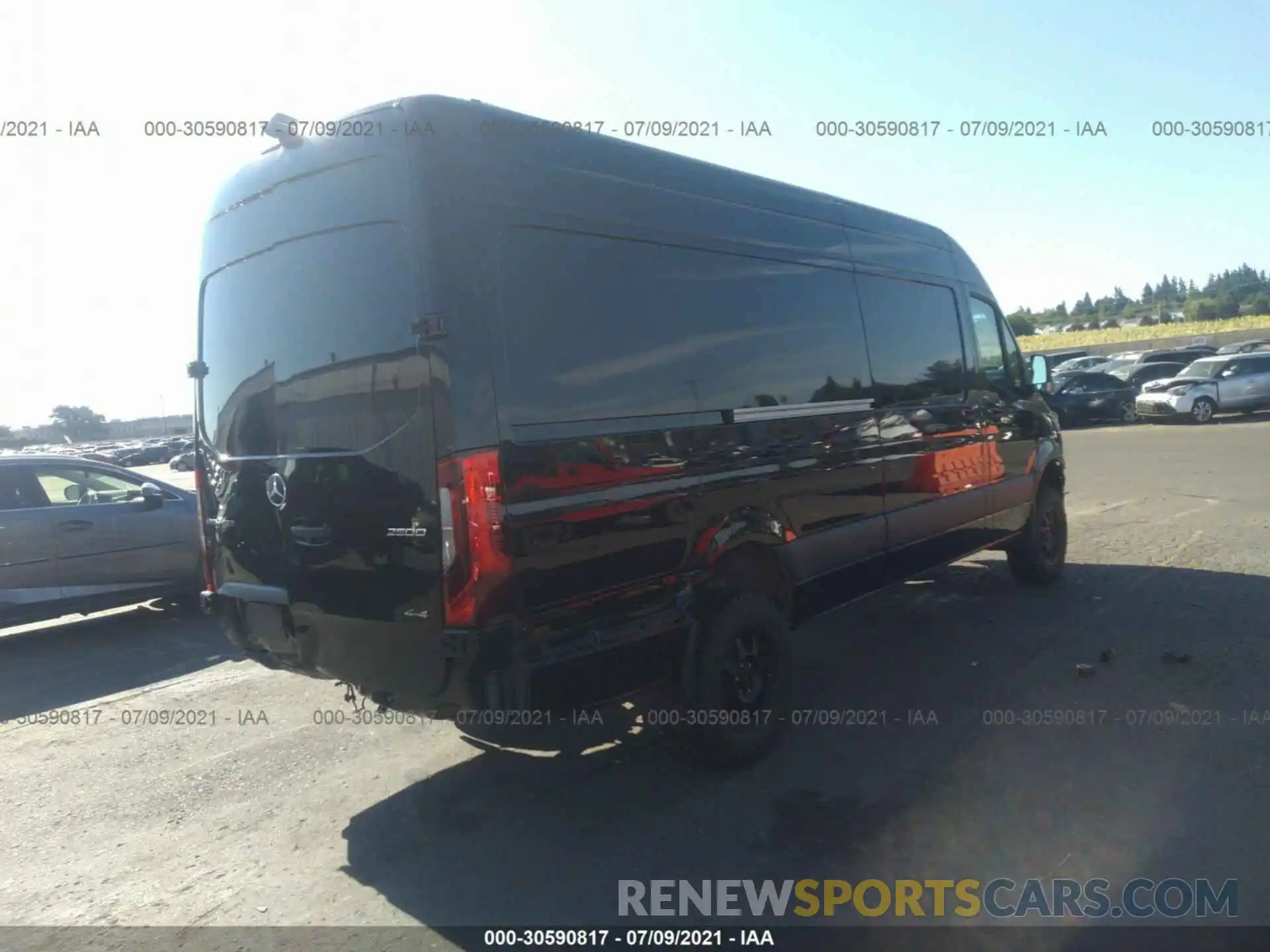 4 Фотография поврежденного автомобиля W1W4ECVY4LT023355 MERCEDES-BENZ SPRINTER VAN 2020