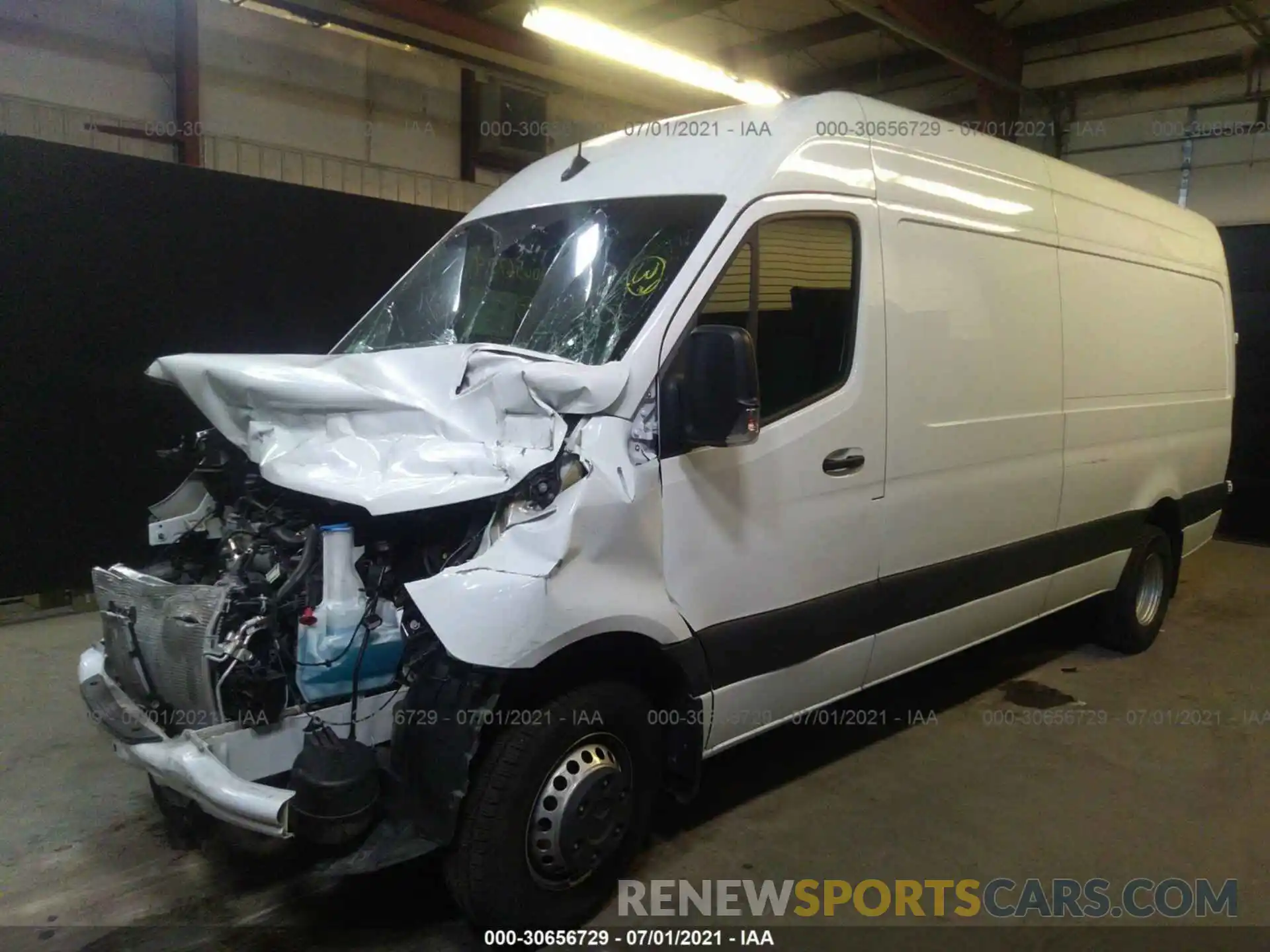 2 Photograph of a damaged car W1W8EC3Y4LP265110 MERCEDES-BENZ SPRINTER VAN 2020