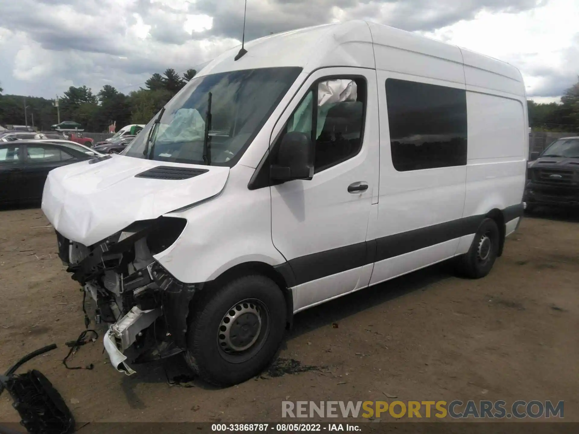 2 Фотография поврежденного автомобиля W1W4DBHY6MT054228 MERCEDES-BENZ SPRINTER VAN 2021