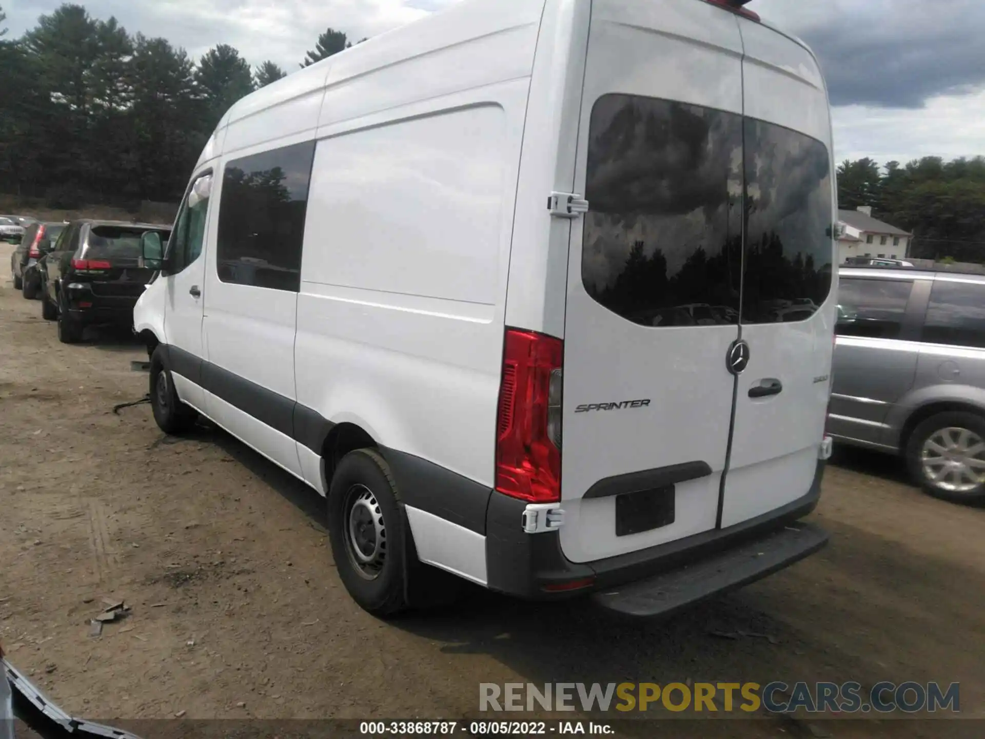 3 Фотография поврежденного автомобиля W1W4DBHY6MT054228 MERCEDES-BENZ SPRINTER VAN 2021