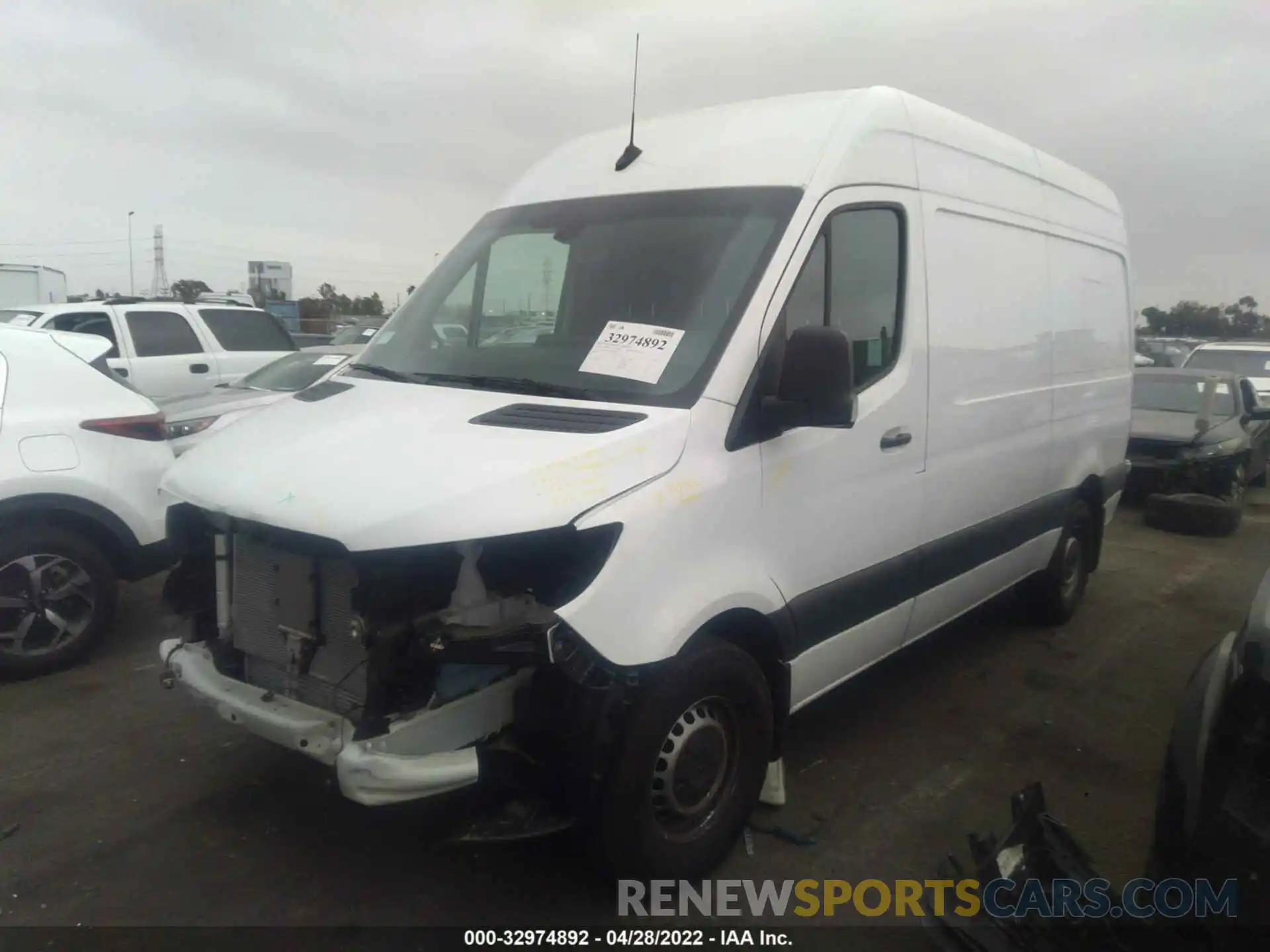 2 Фотография поврежденного автомобиля W1W4DBHY9MT045409 MERCEDES-BENZ SPRINTER VAN 2021