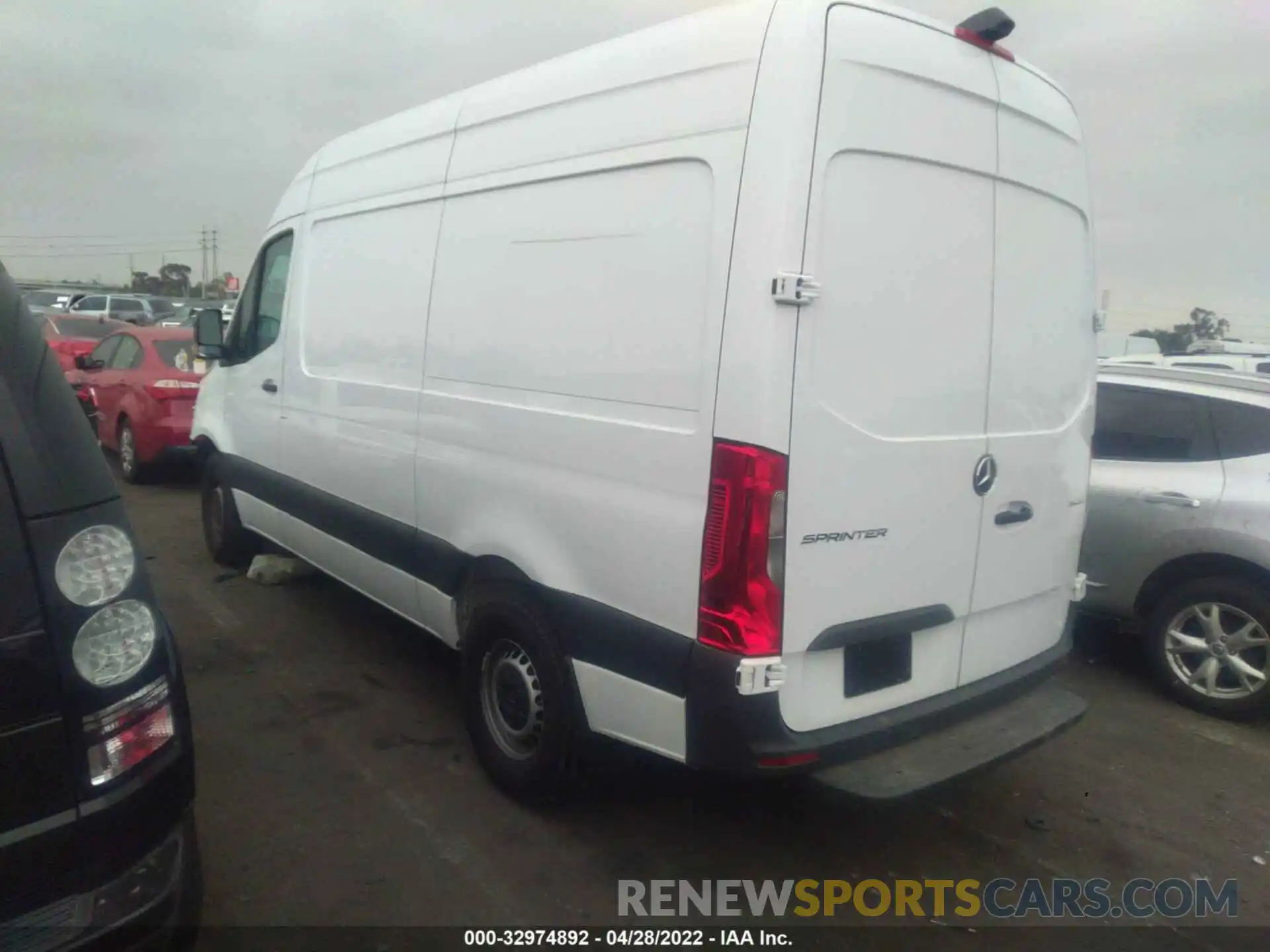 3 Фотография поврежденного автомобиля W1W4DBHY9MT045409 MERCEDES-BENZ SPRINTER VAN 2021