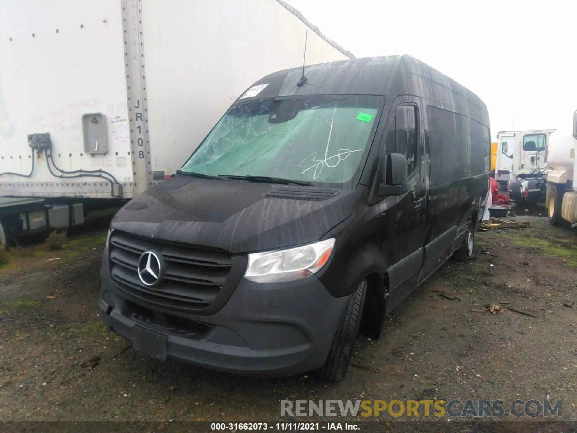 2 Фотография поврежденного автомобиля W1W4DCHY2MT054619 MERCEDES-BENZ SPRINTER VAN 2021