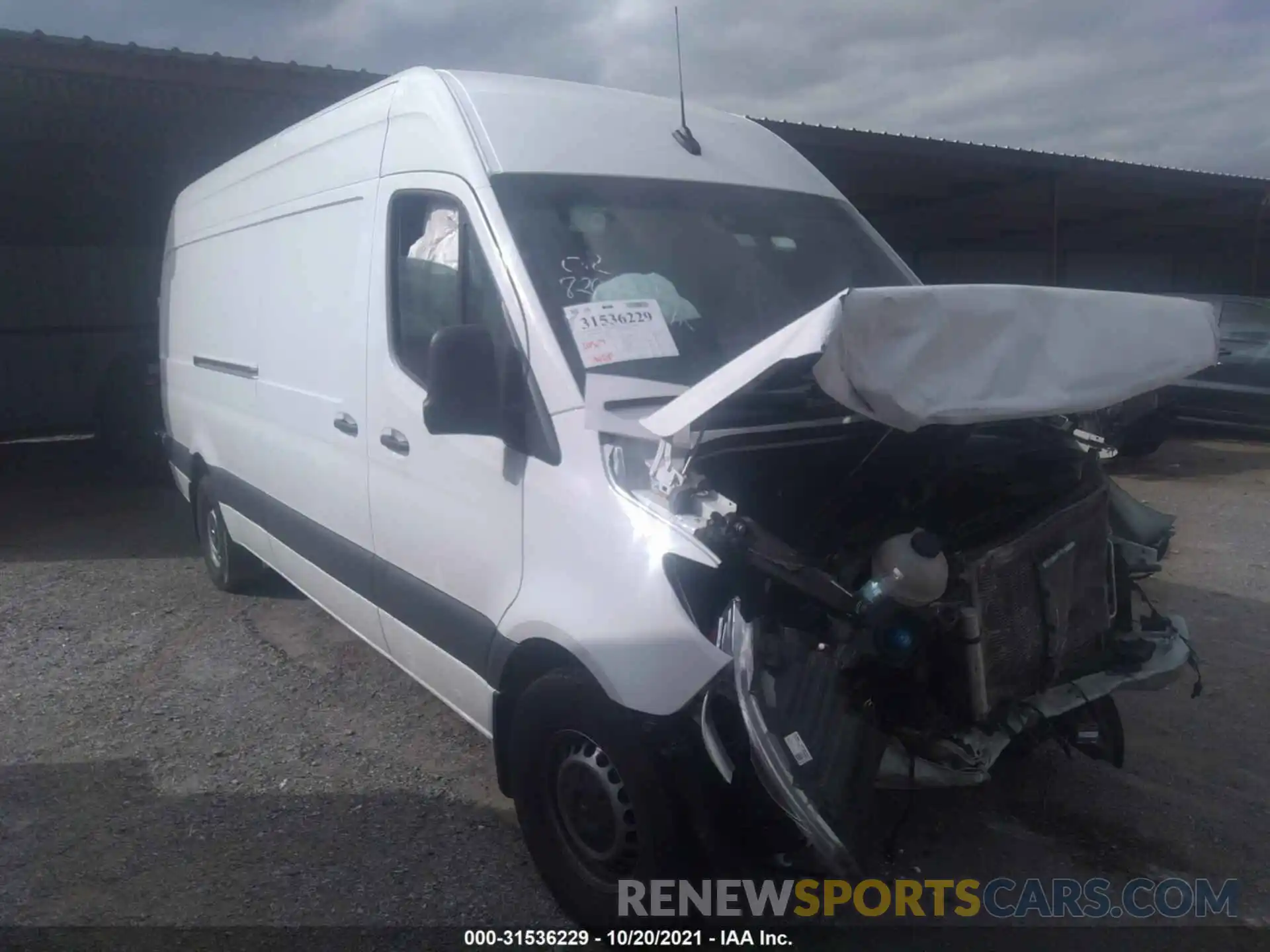 1 Photograph of a damaged car W1W4DCHY8MT048582 MERCEDES-BENZ SPRINTER VAN 2021